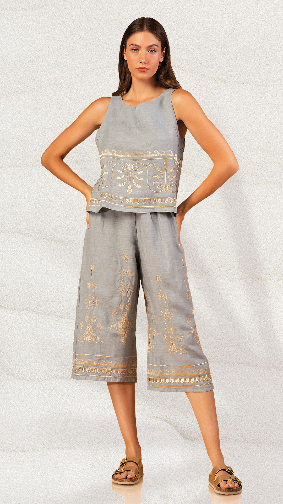 Ephyra Embroidered Set