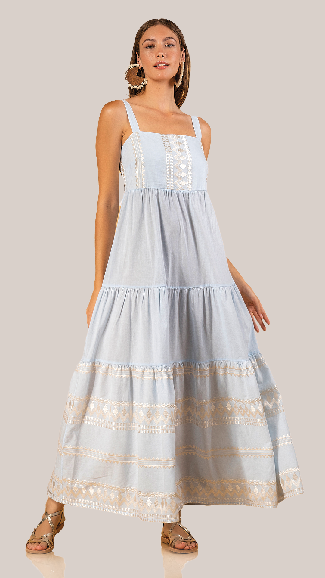 Ione Embroidered Dress