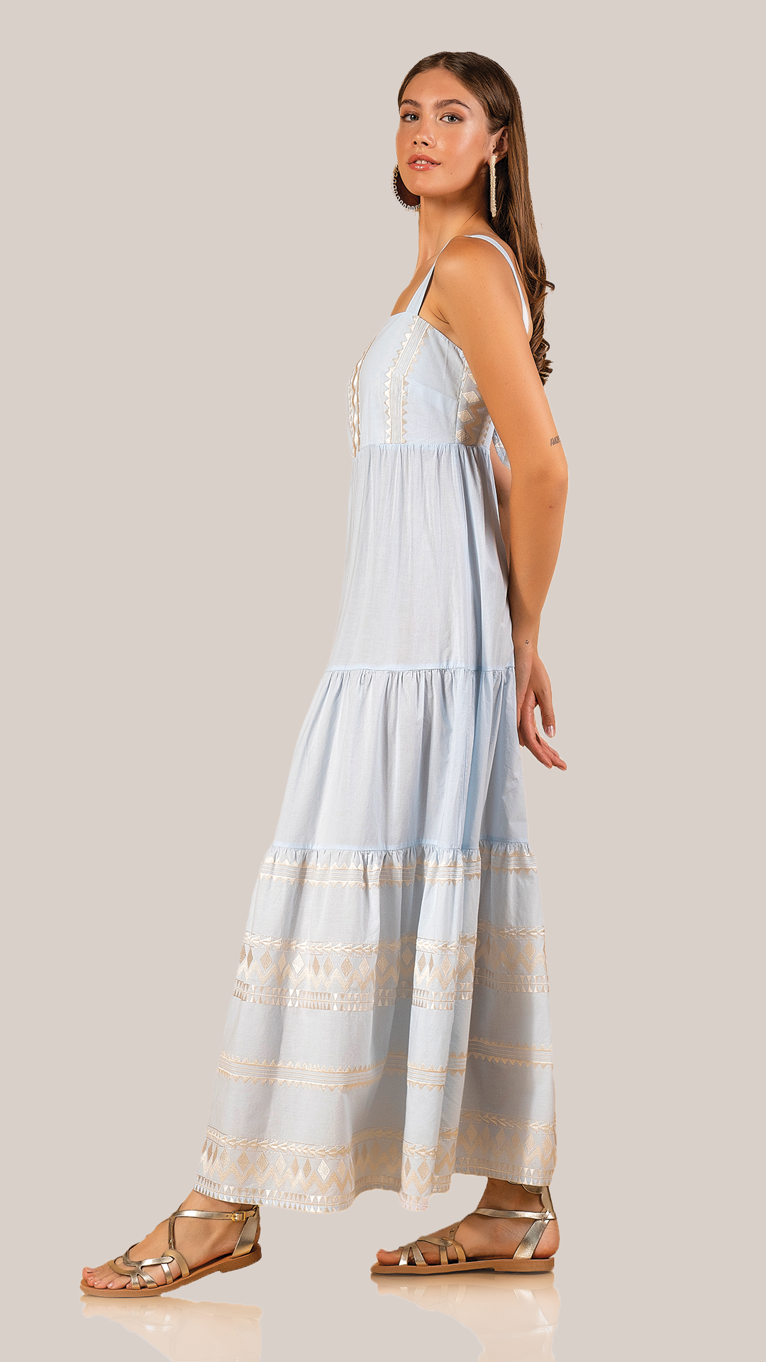 Ione Embroidered Dress