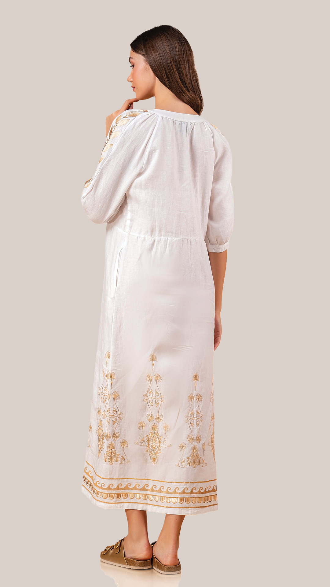 Eos Embroidered Dress