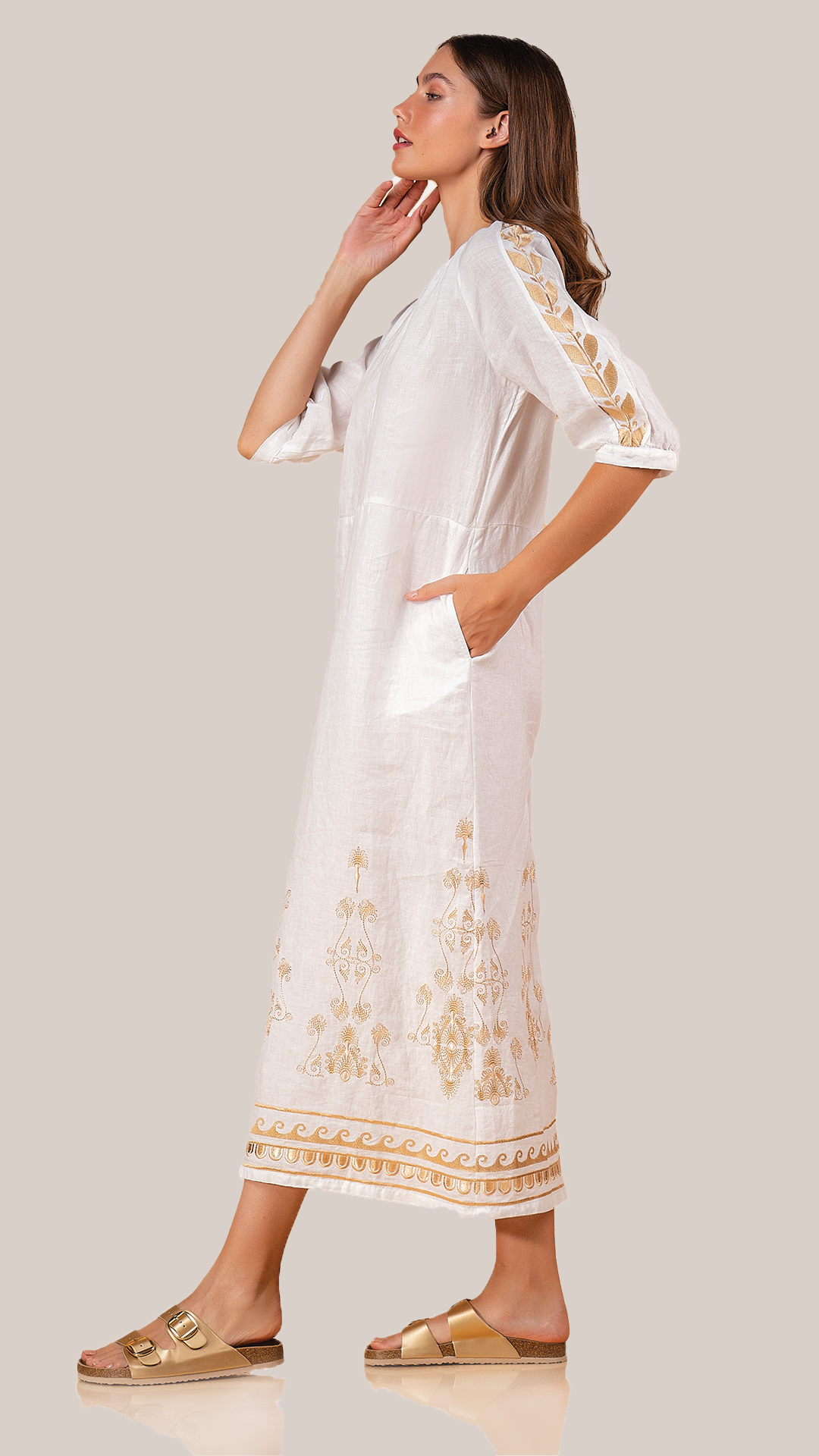 Eos Embroidered Dress