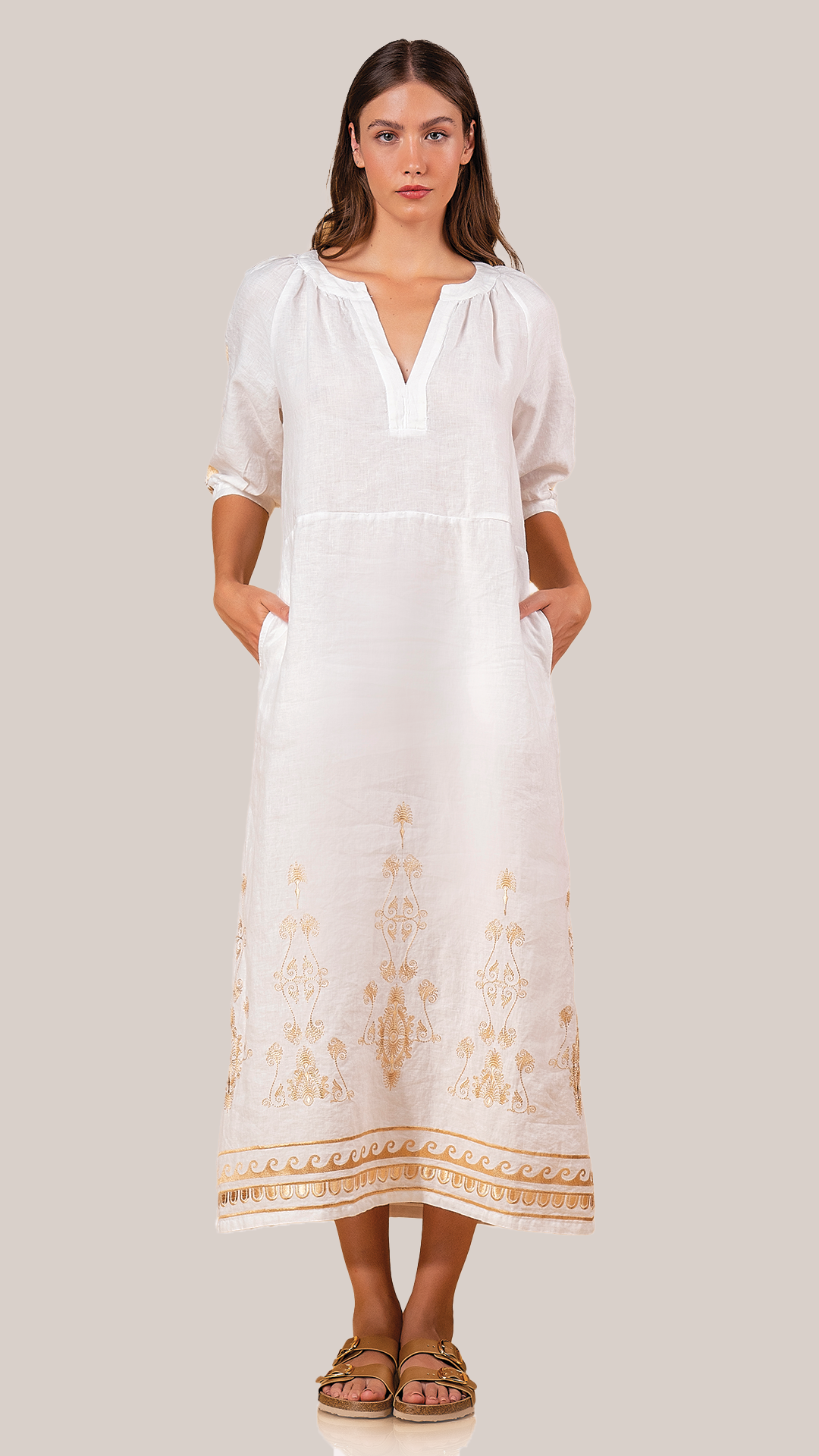 Eos Embroidered Dress