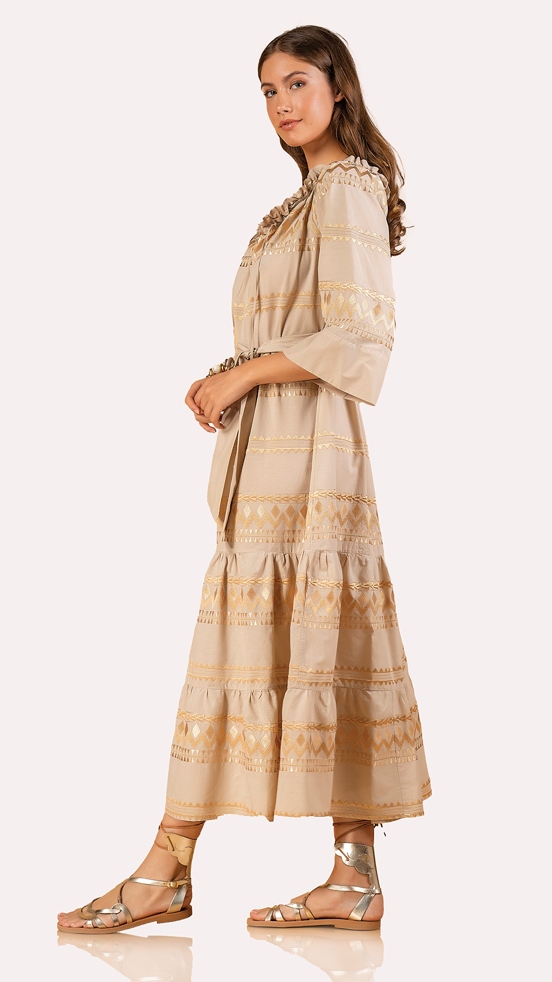 Selene Embroidered Dress