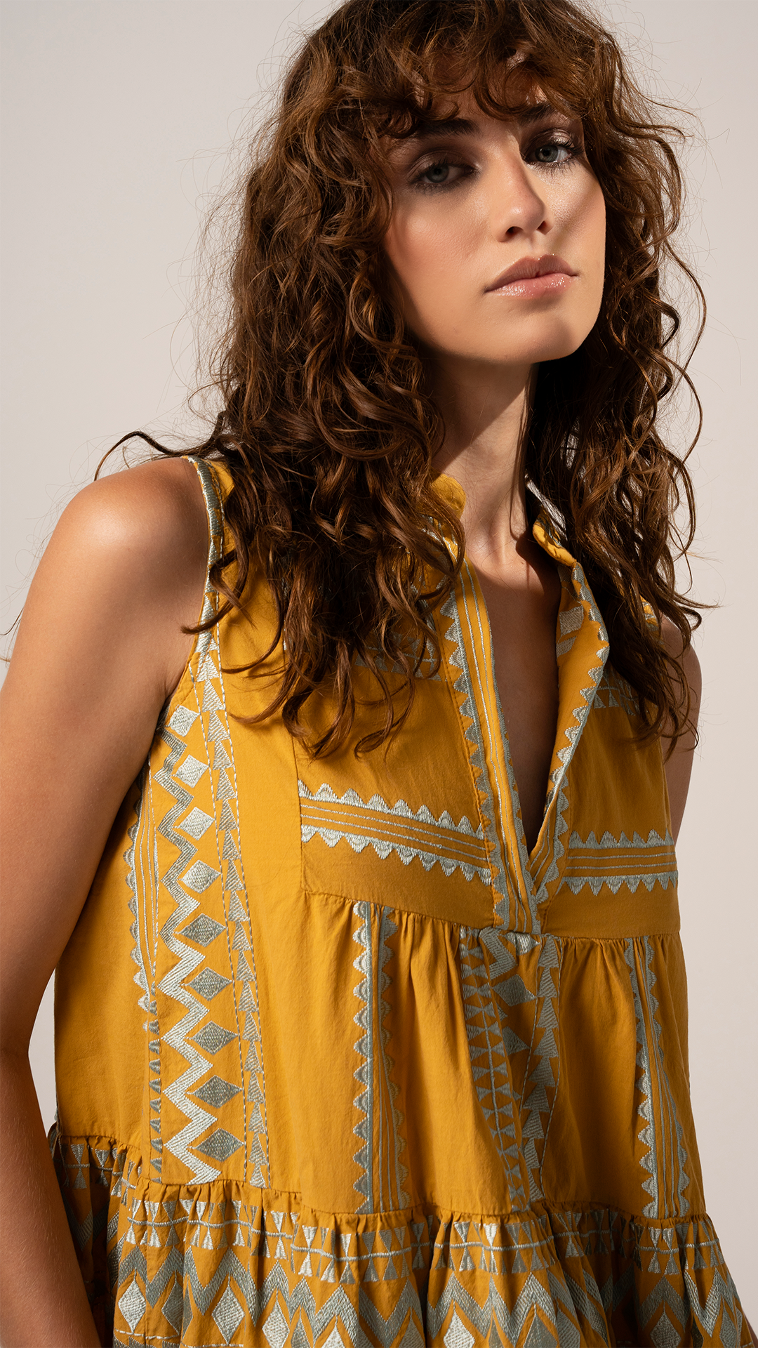 Solana Embroidered Dress