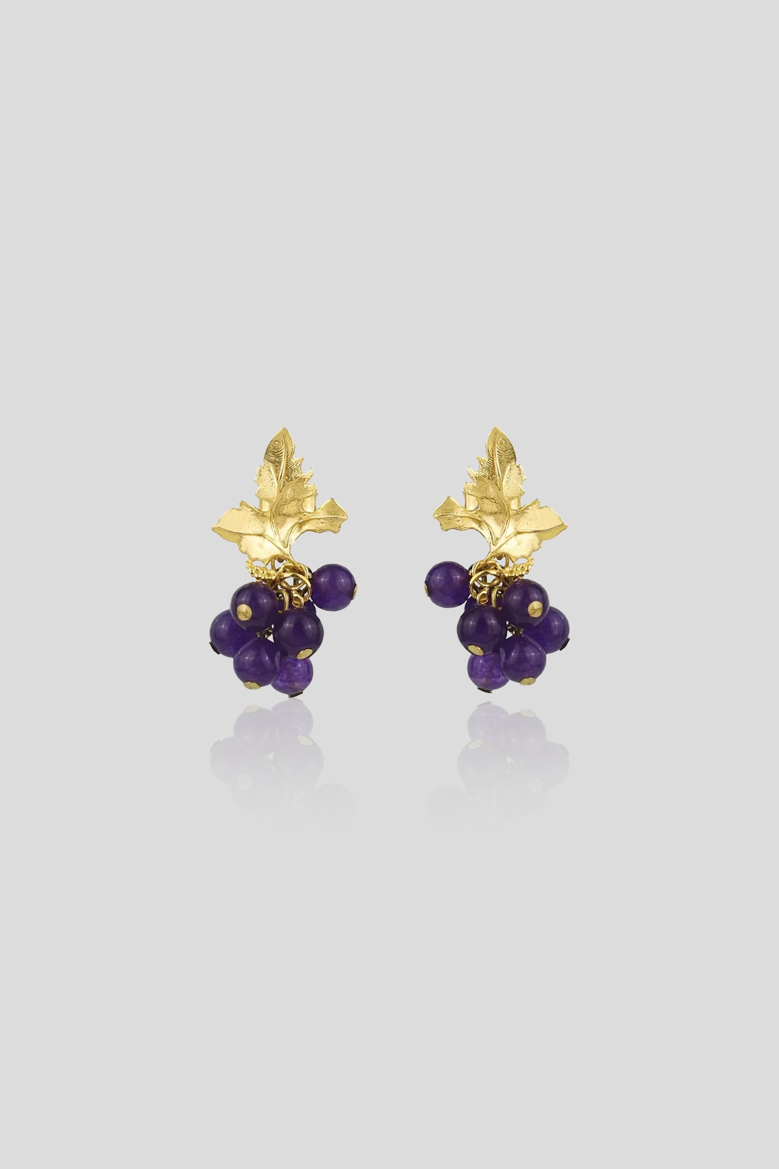Siena Earrings in Aubergine
