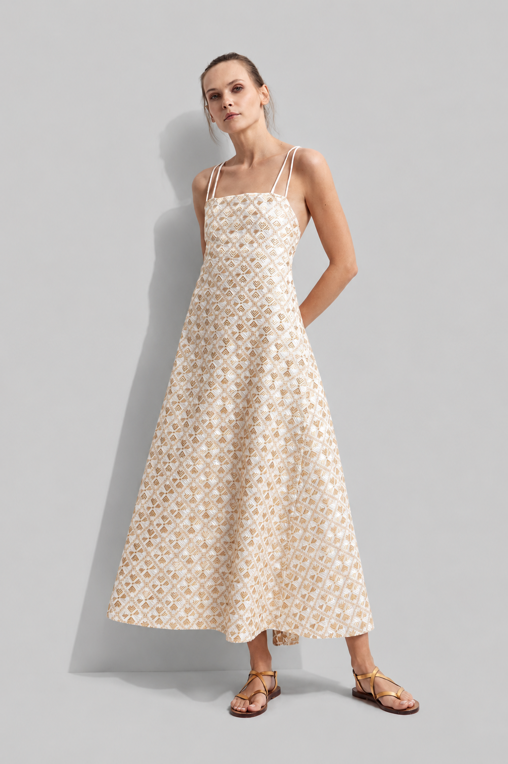 Flakes Midi Dress