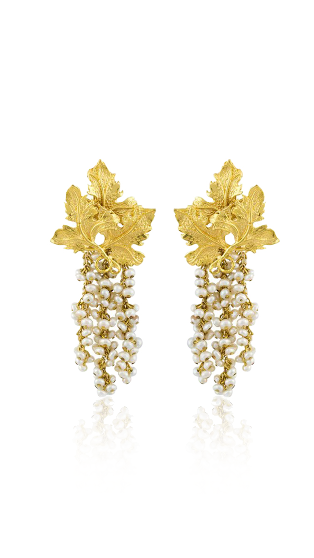 Adile Earrings in Pearl