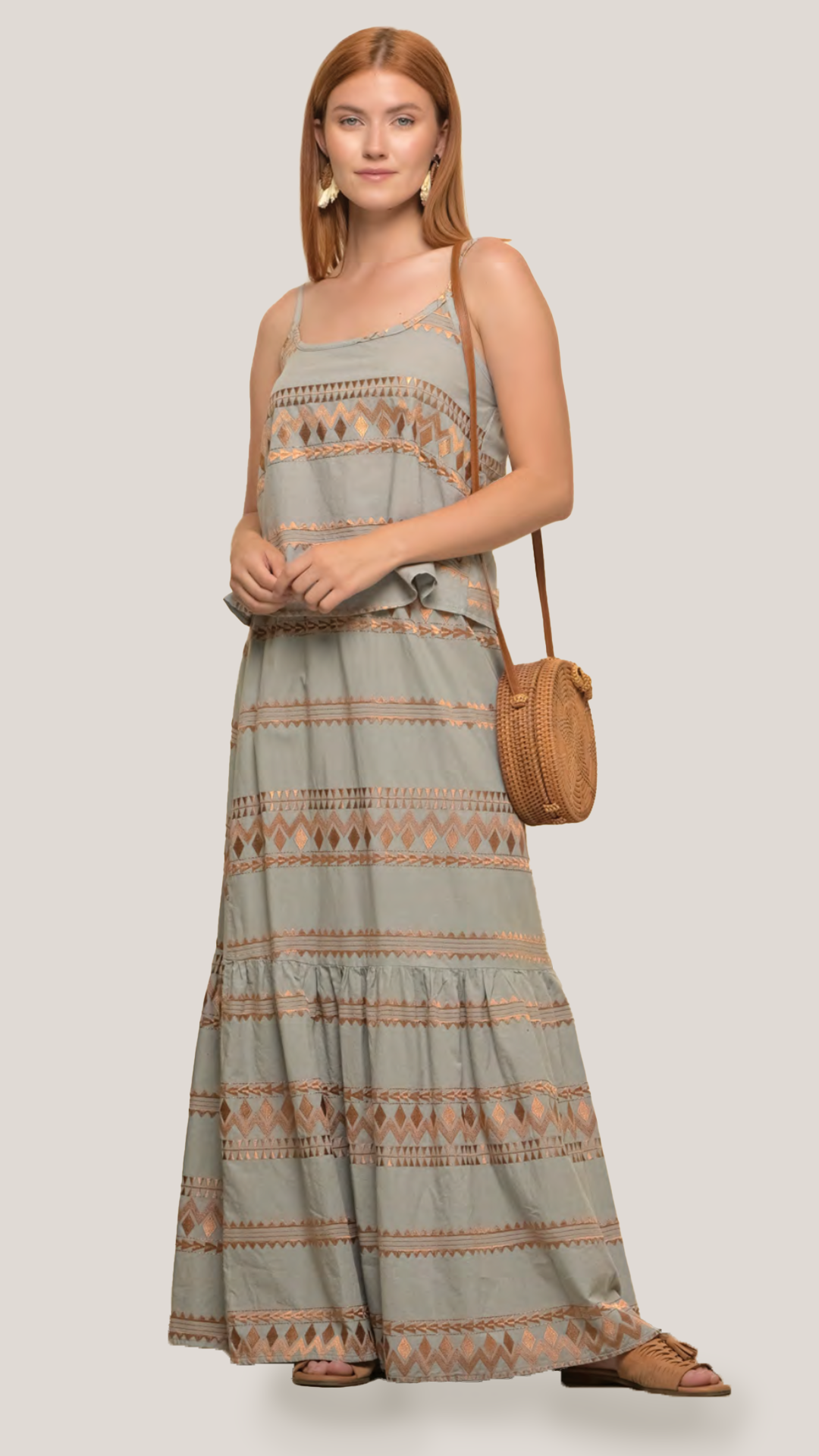 Antheia Top & Skirt Set