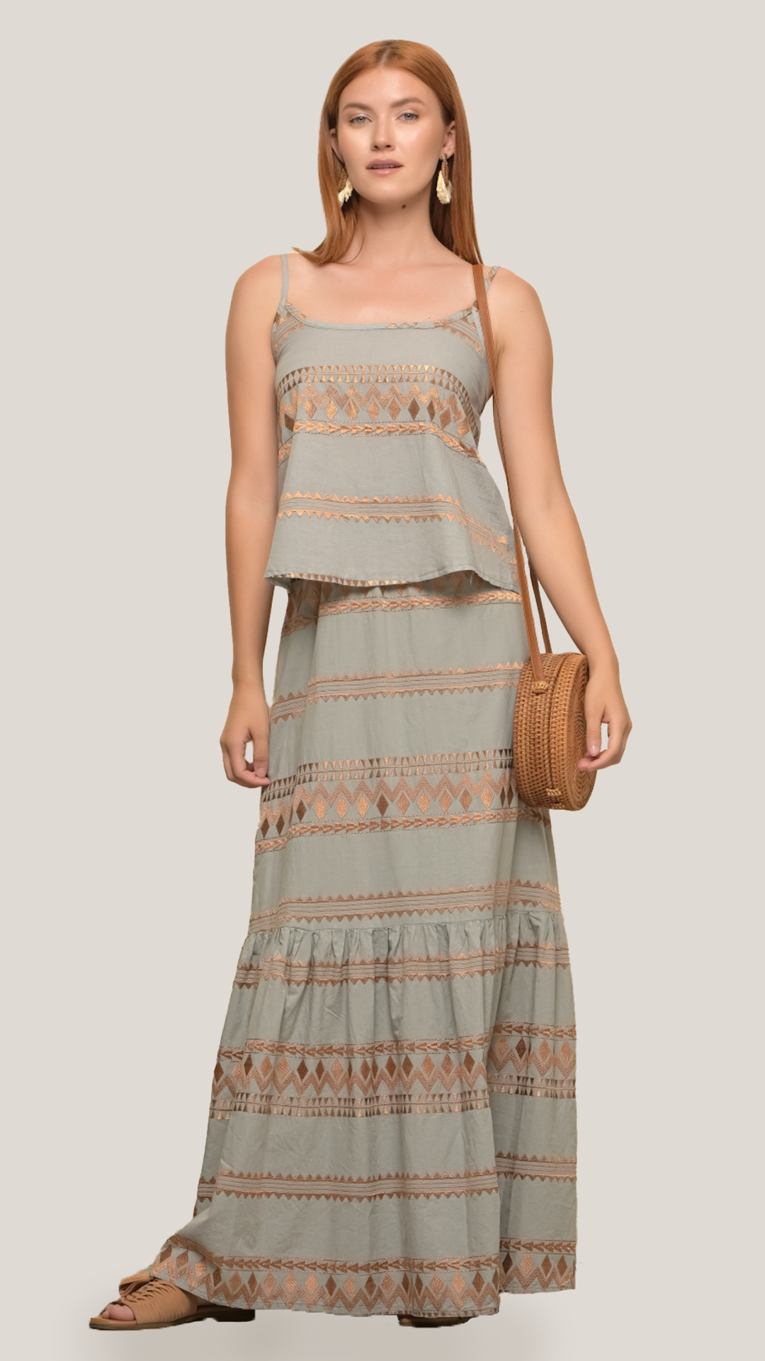 Antheia Top & Skirt Set