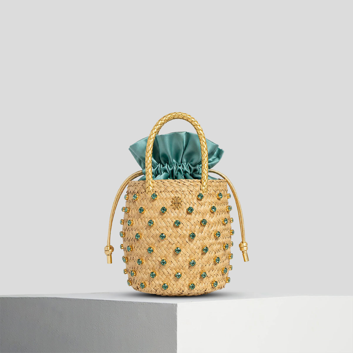 Crystal Bucket Bag.