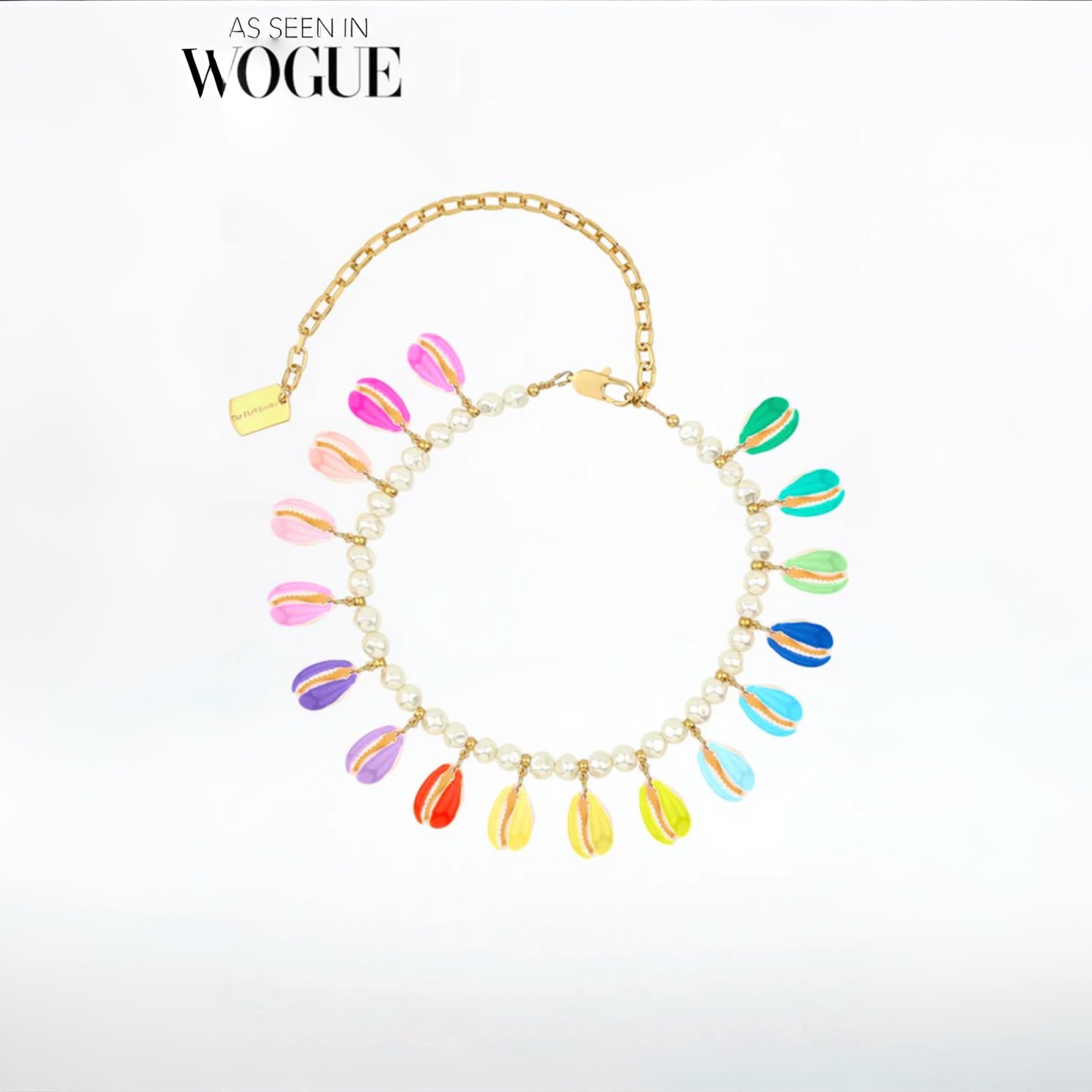 Shell Necklace in Neon