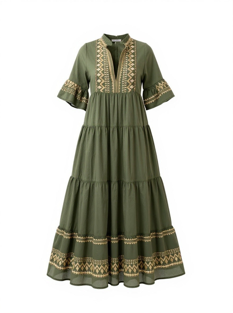 Olenna Embroidered Dress