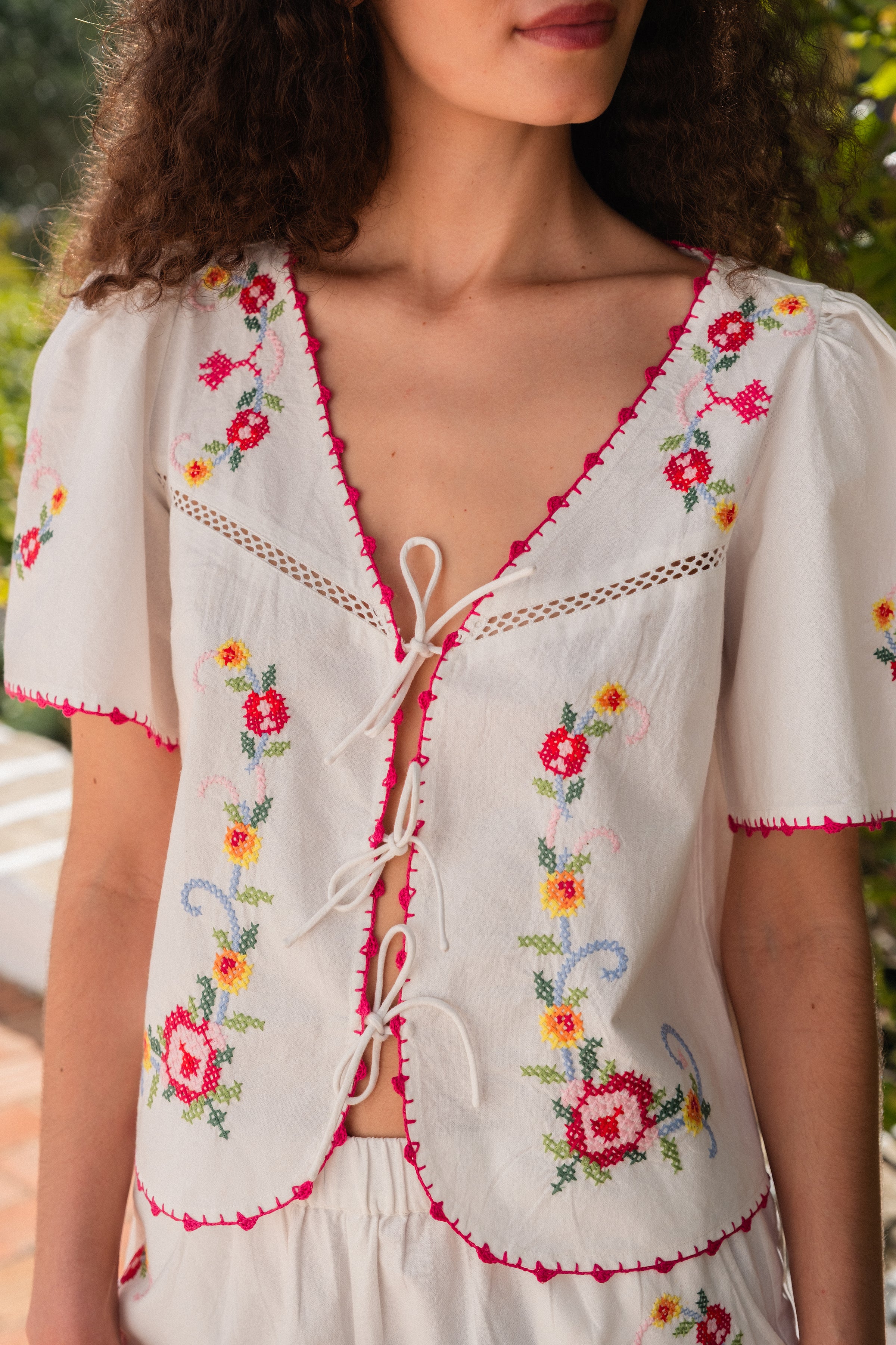 Pink City Print Gia Top