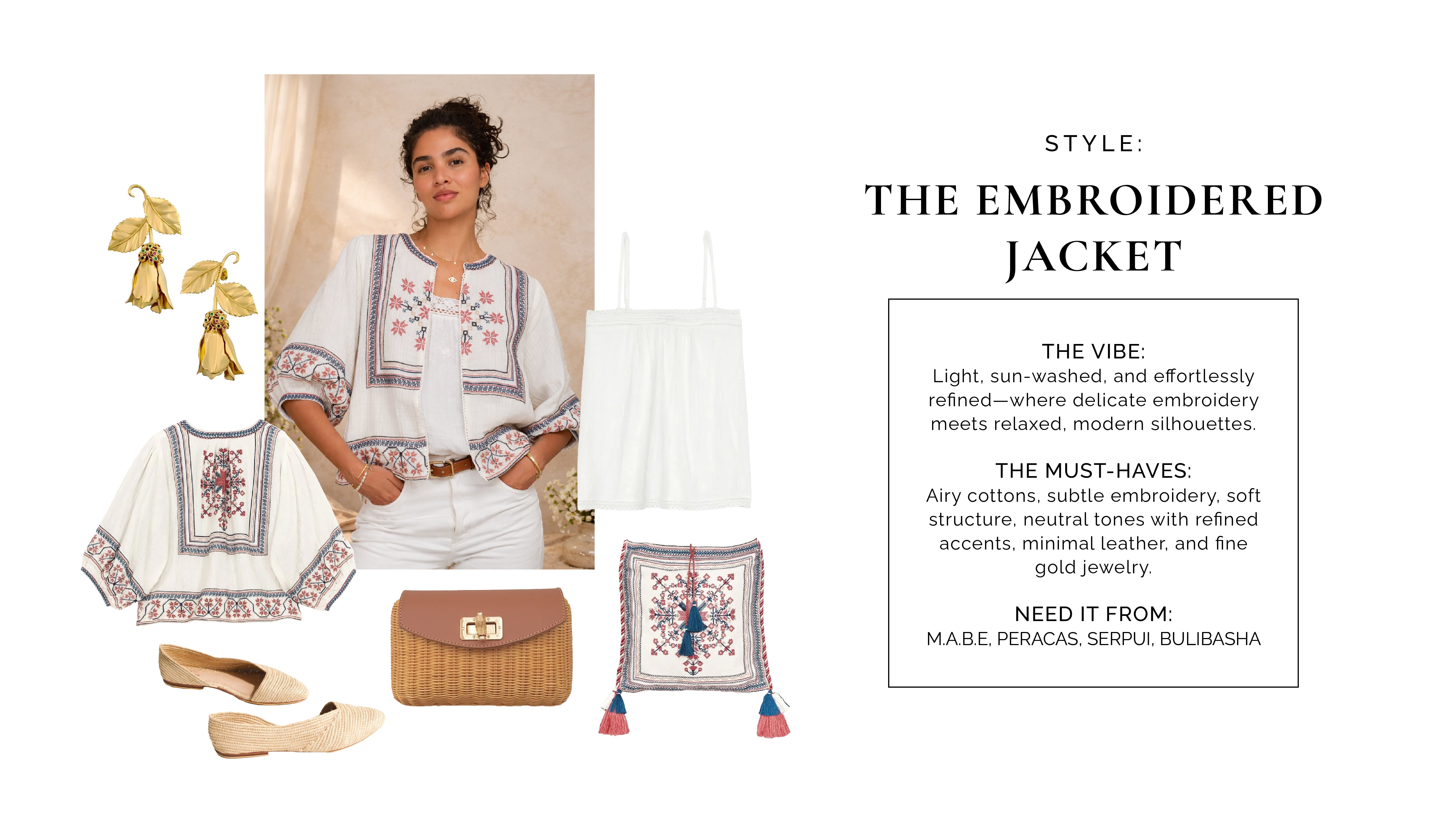 Spring 2026 Embroidered Jacket