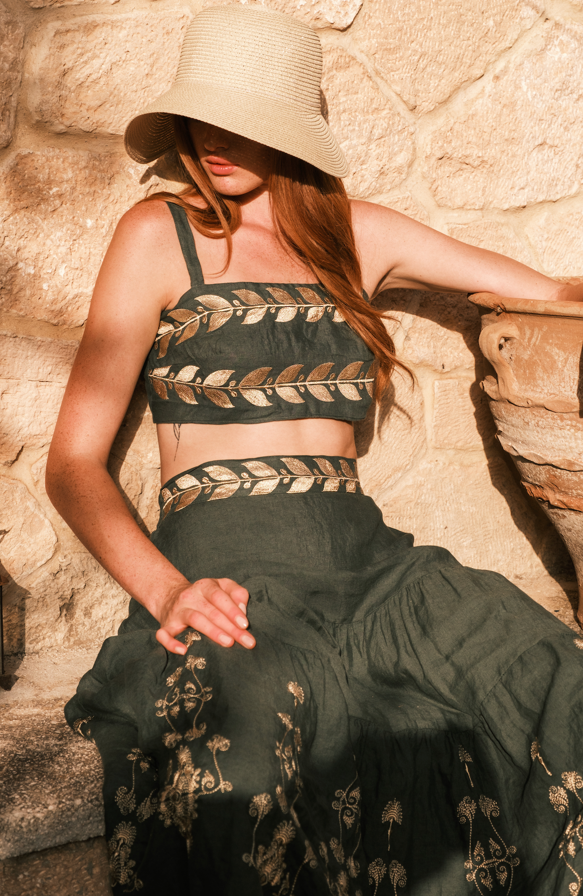 Evi Top & Skirt Set