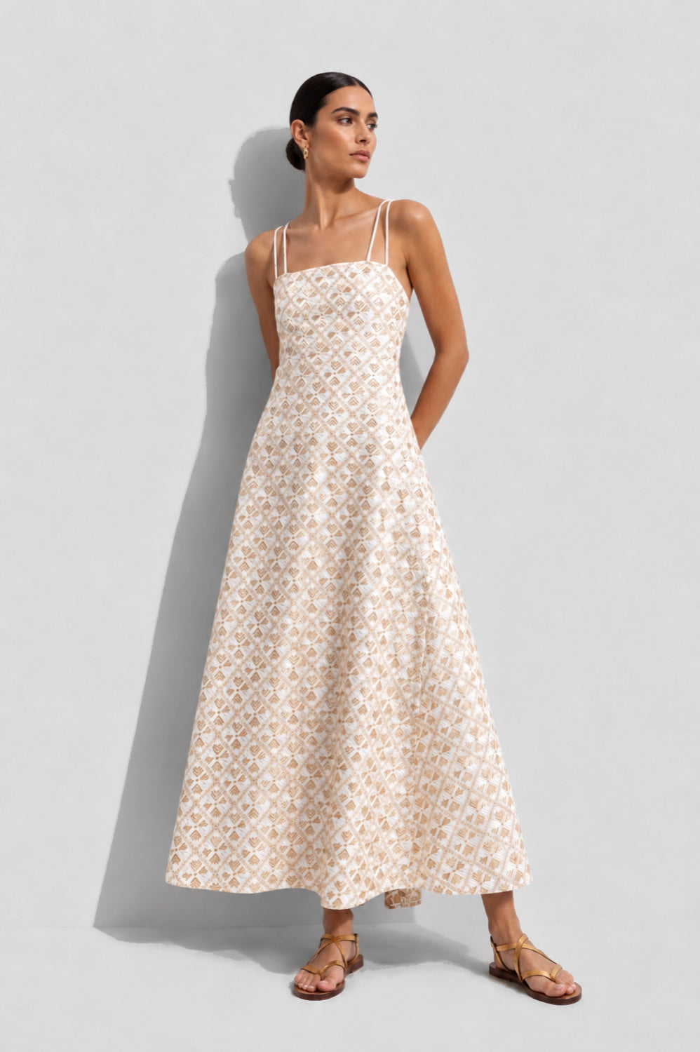 Flakes Midi Dress