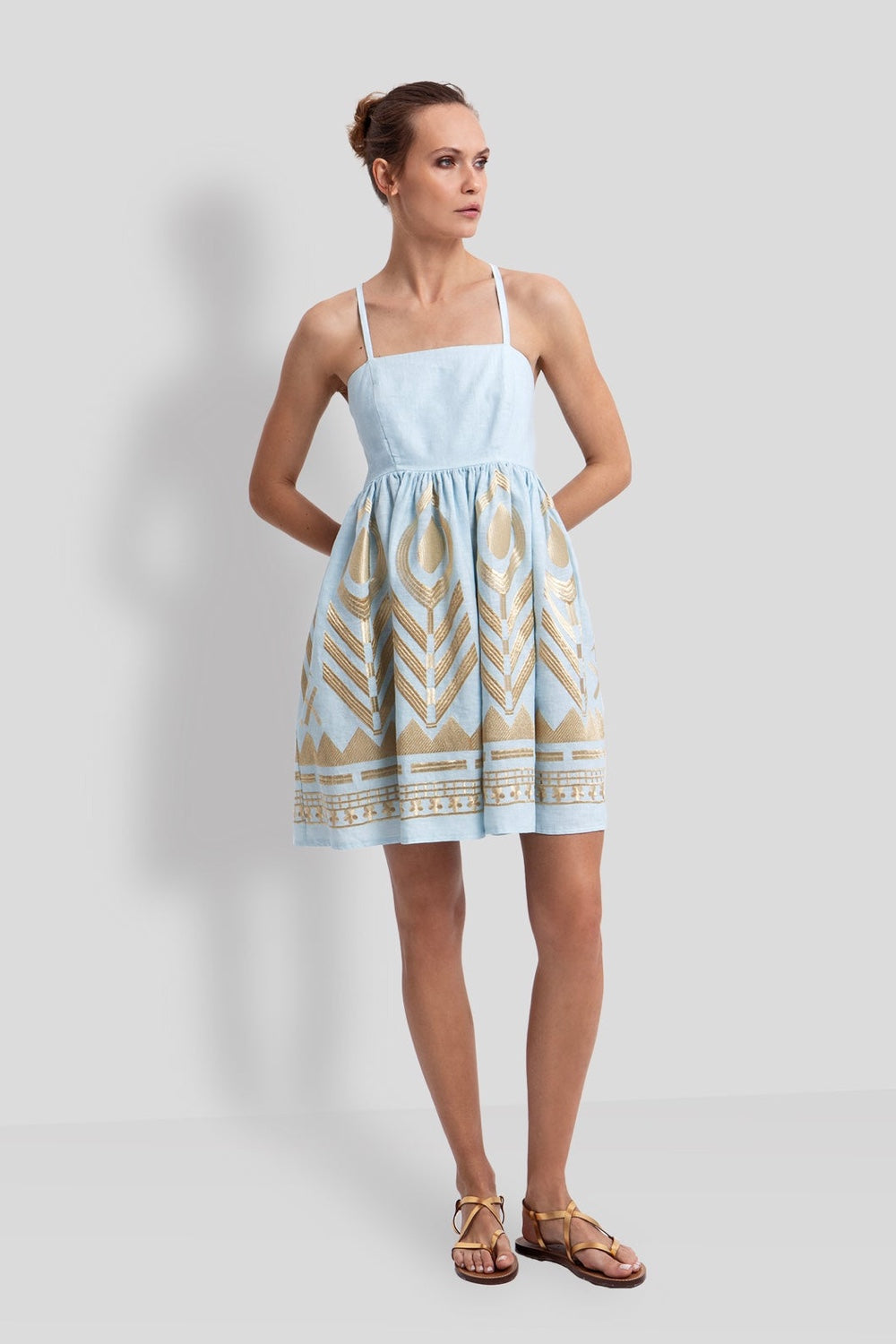 Feather Cross-Back Mini