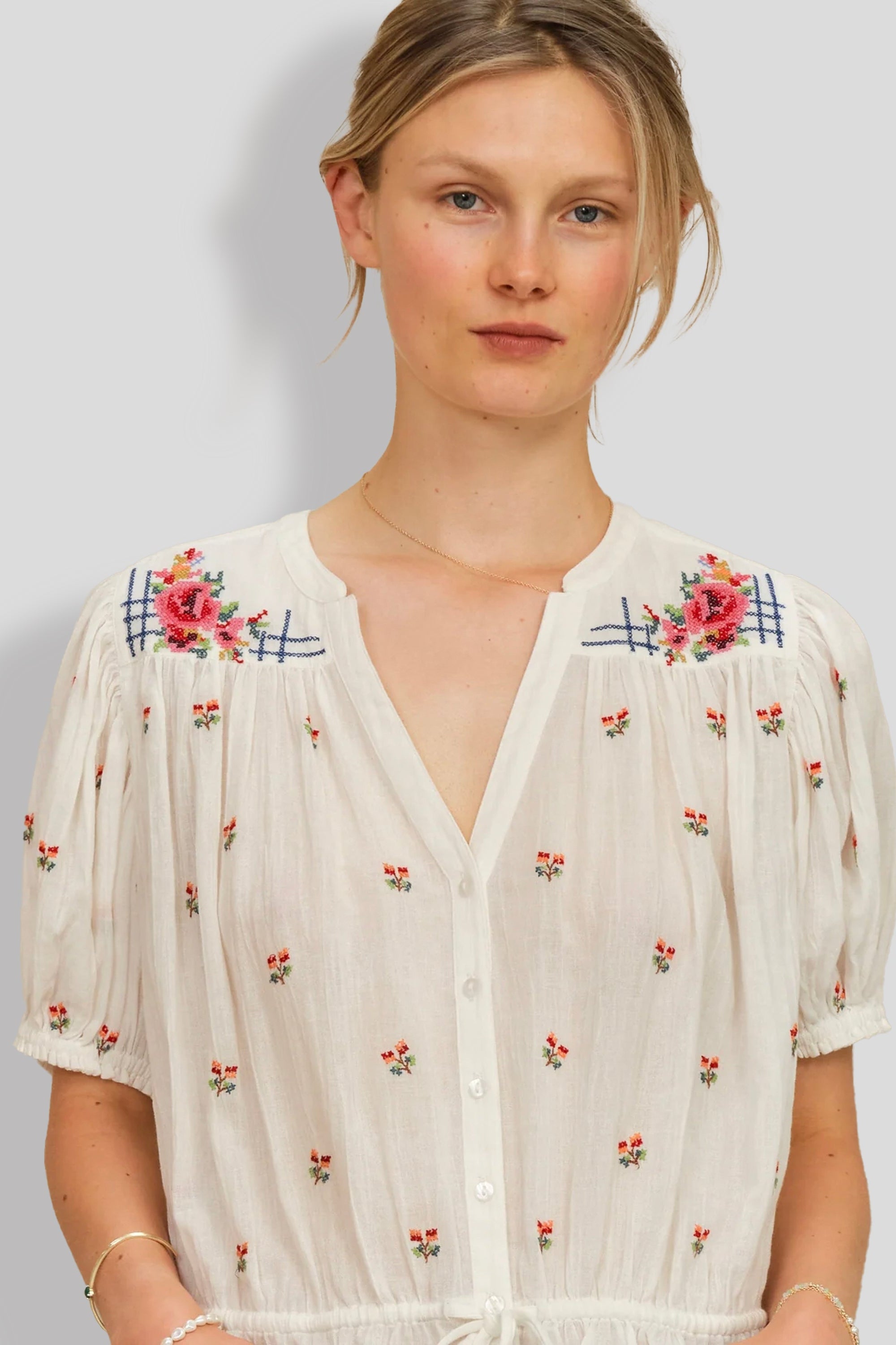 Harlie Embroidered Top