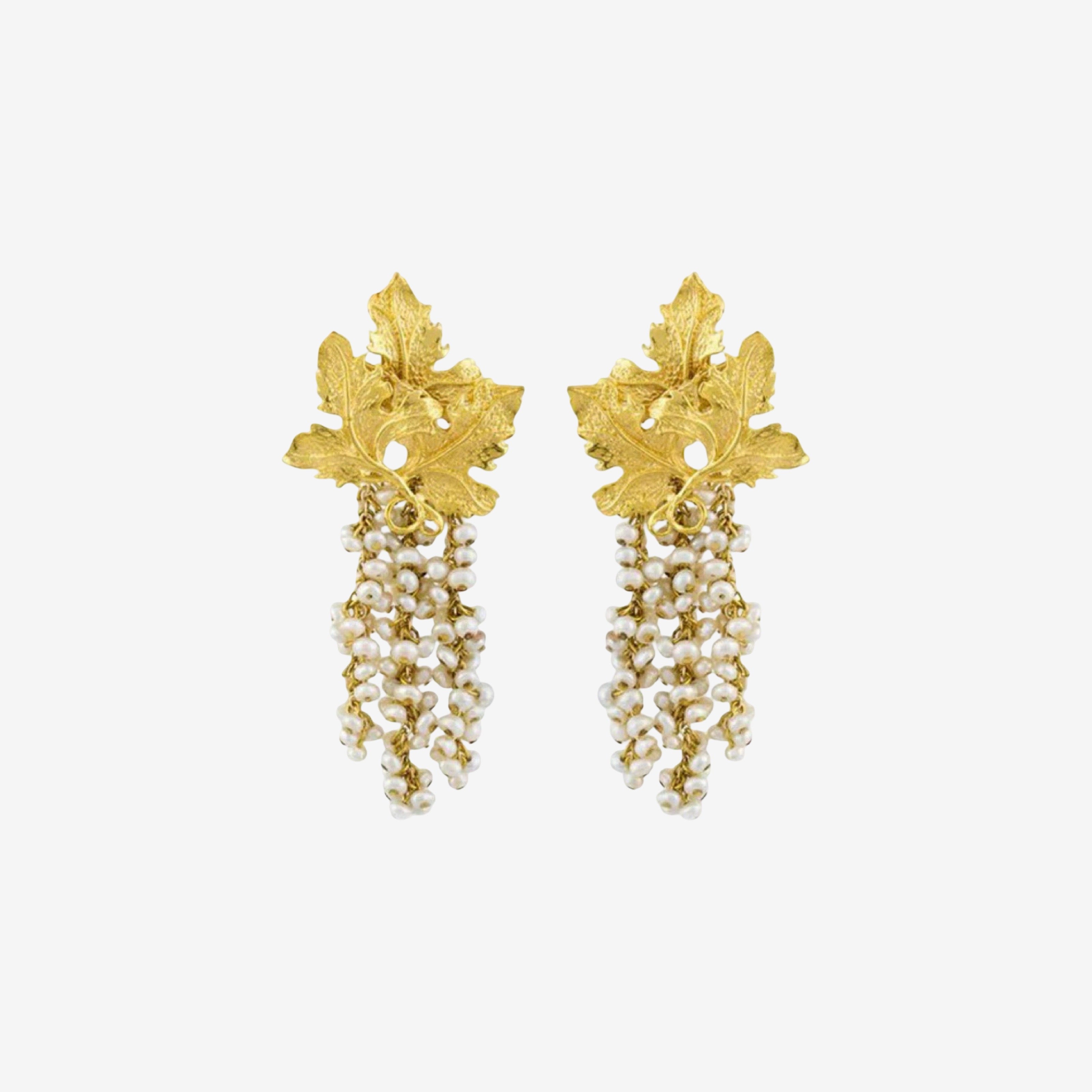 Adile Earrings in Pearl