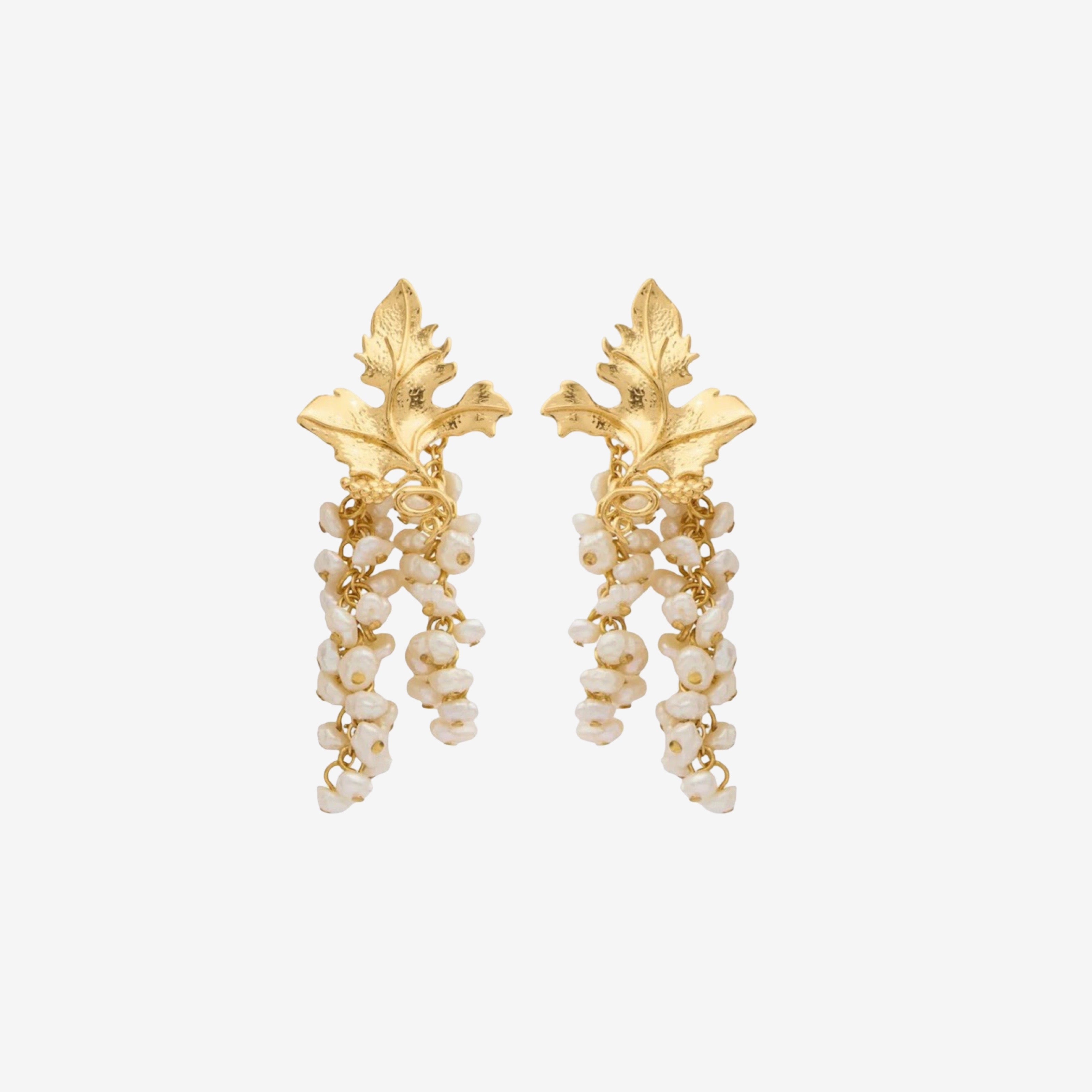 Mini Adile Earrings in Pearl