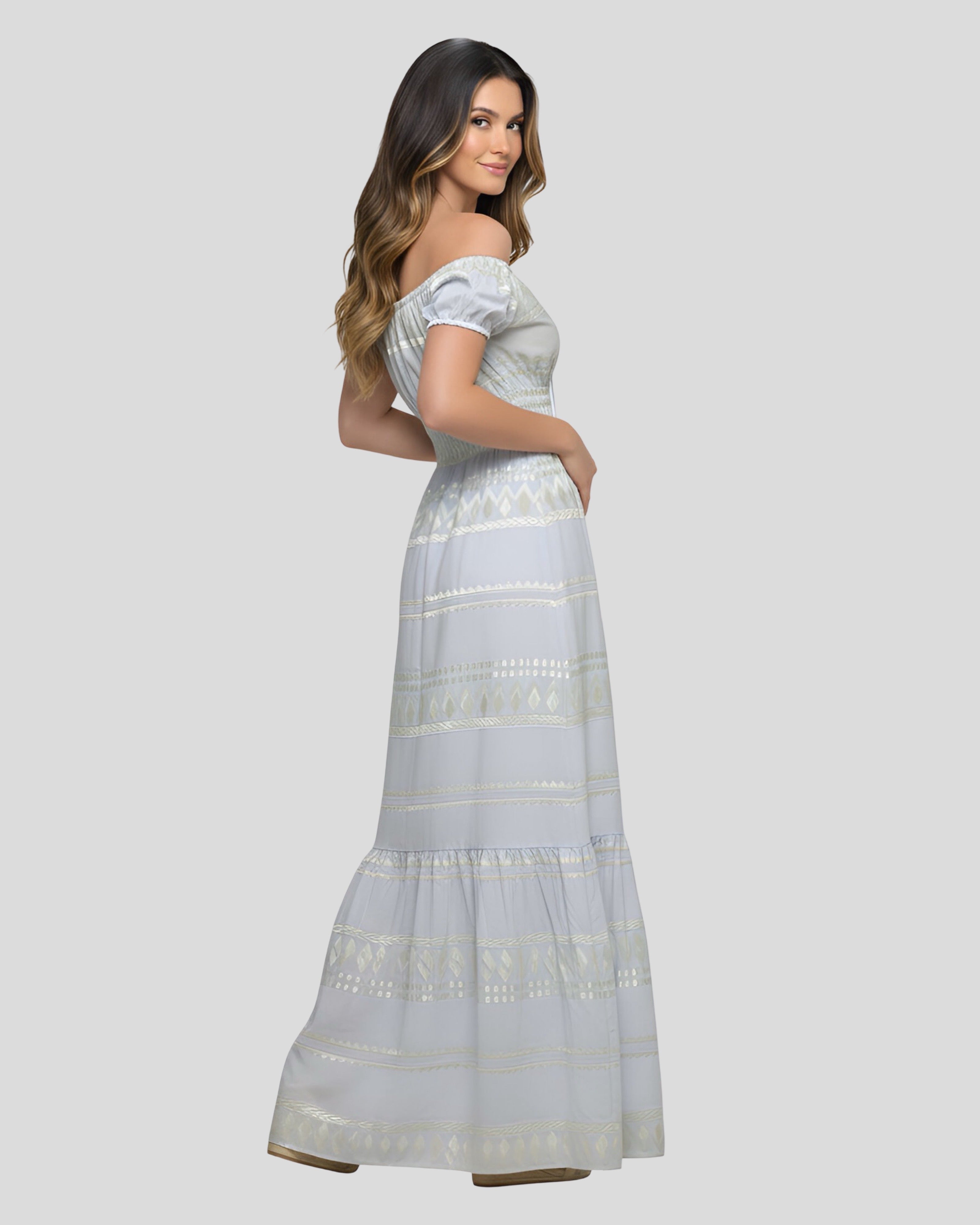 Eirene Embroidered Dress