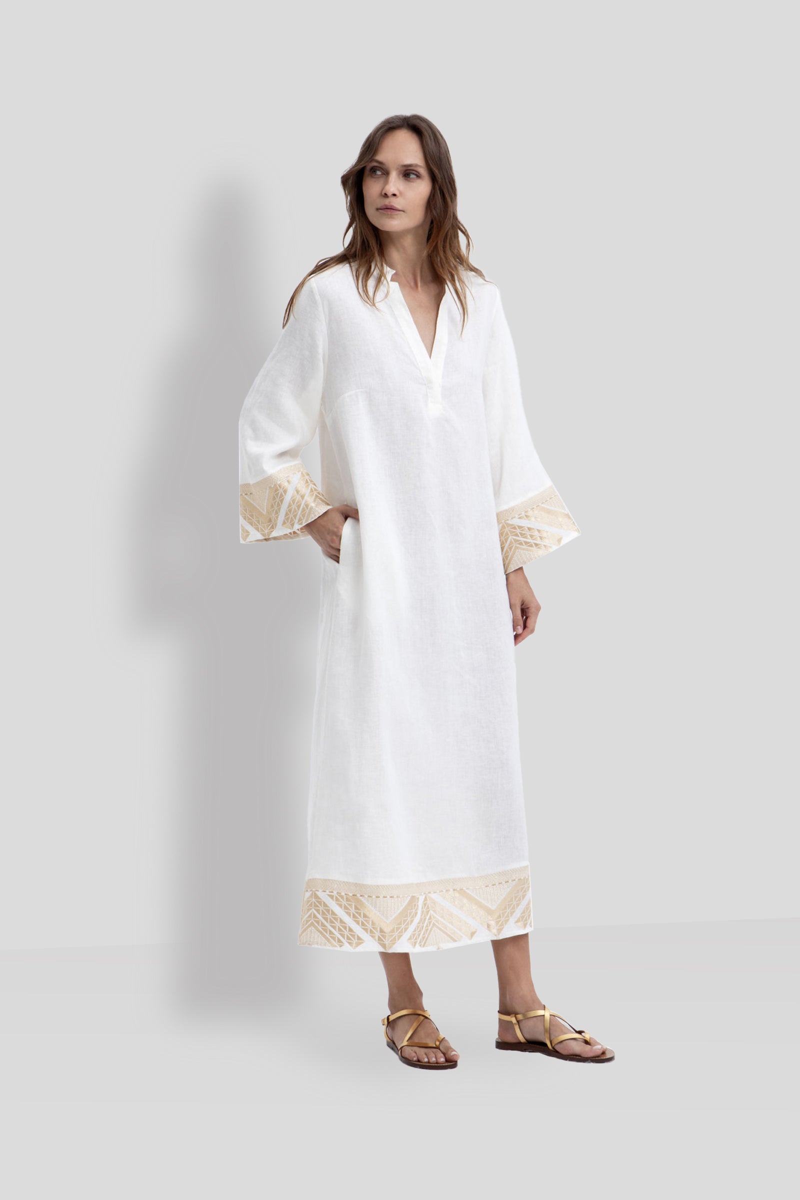 Maxi Pyramids Dress