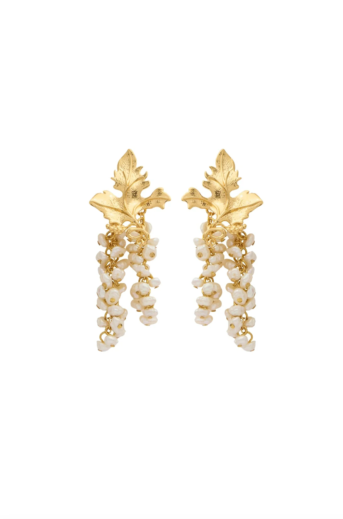 Mini Adile Earrings in Pearl