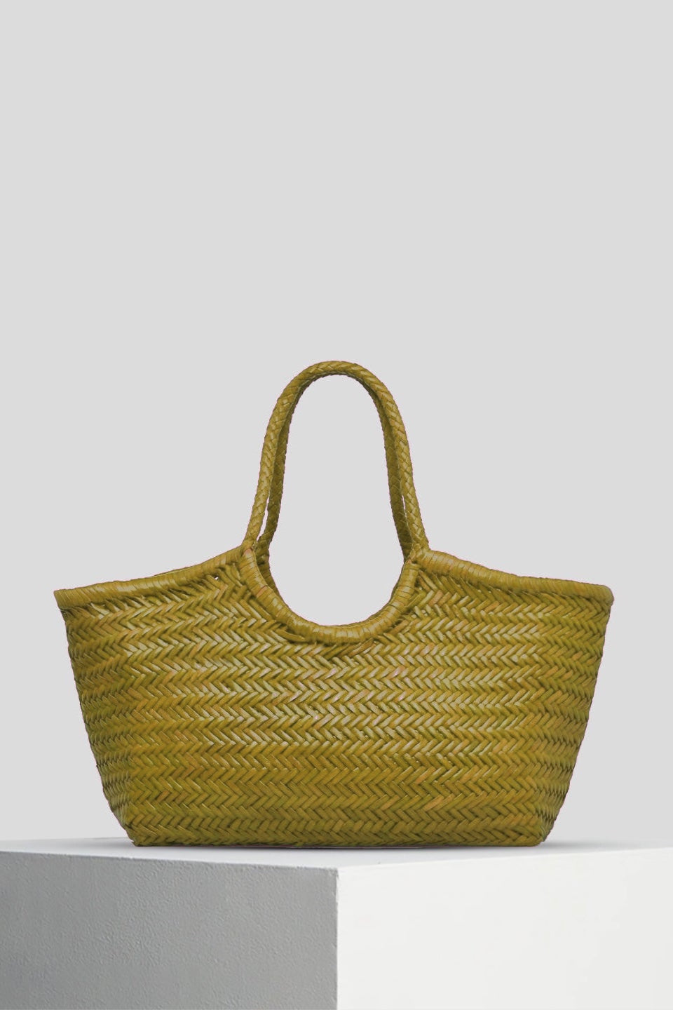 Nantucket Large tote in Bamboo-Green