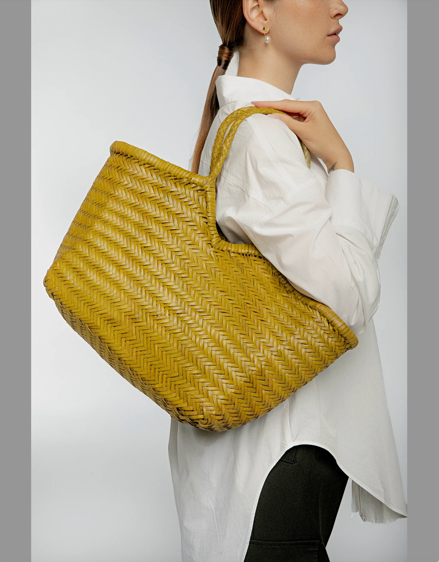 Neruda Mustard Tote Bag