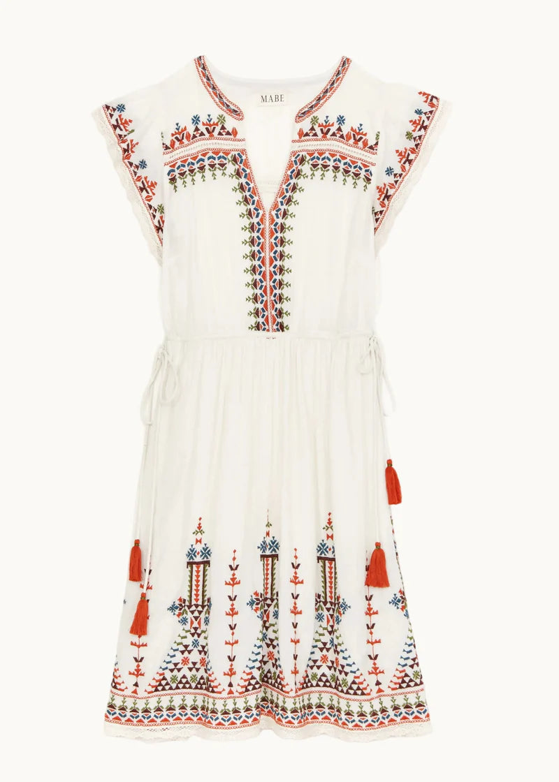 Rani Embroidered Midi Dress