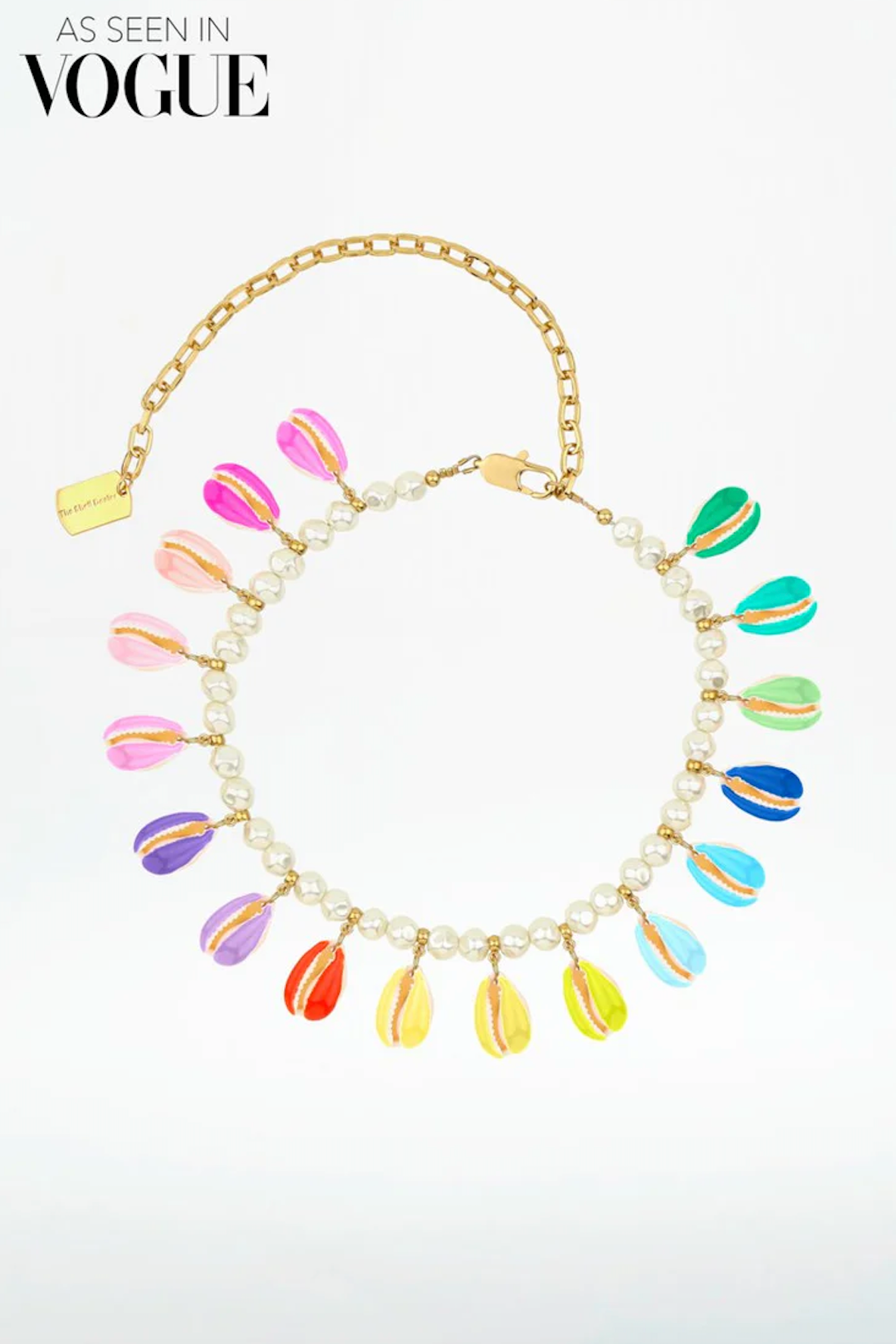 Shell Necklace in Neon