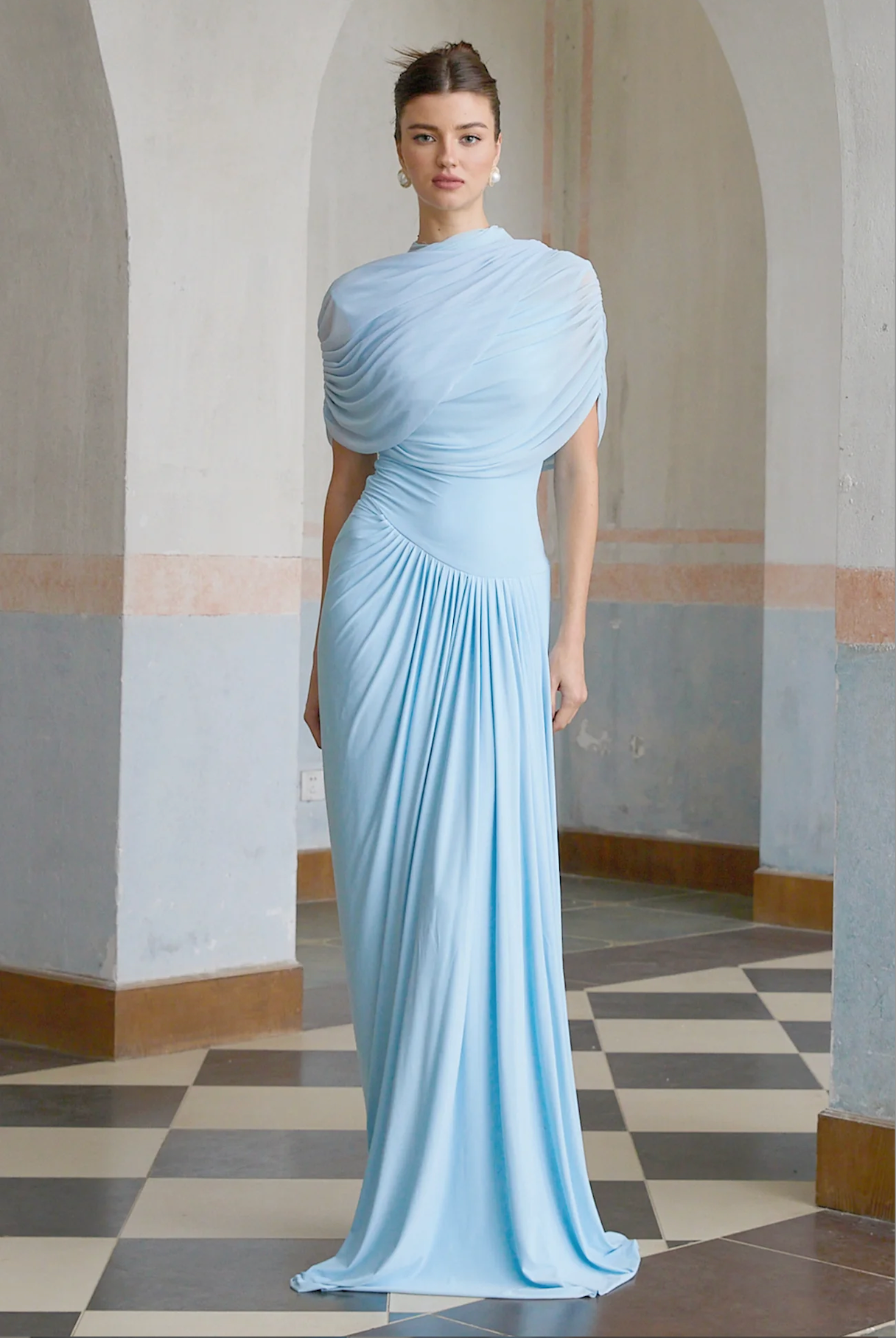 Catherine Maxi in Baby-Blue