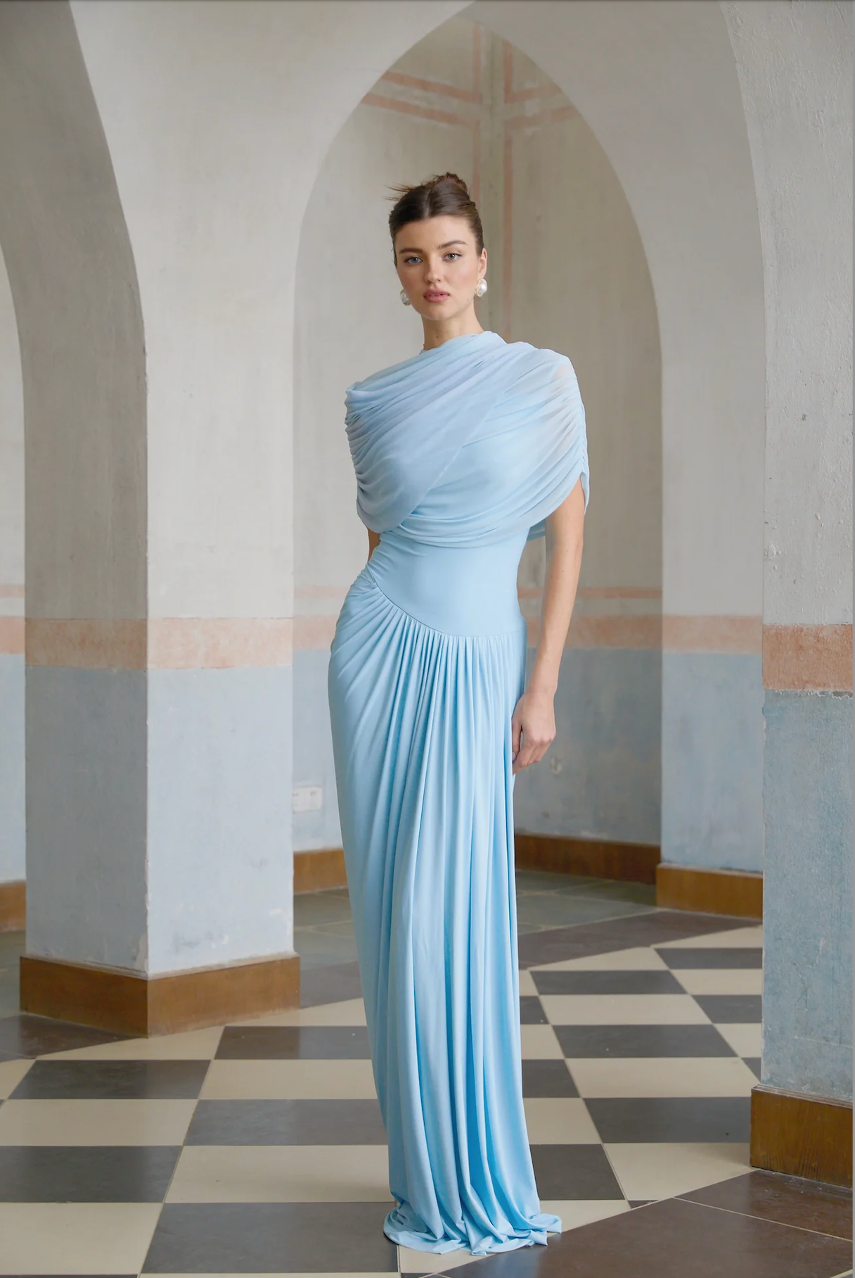 Catherine Maxi in Baby-Blue