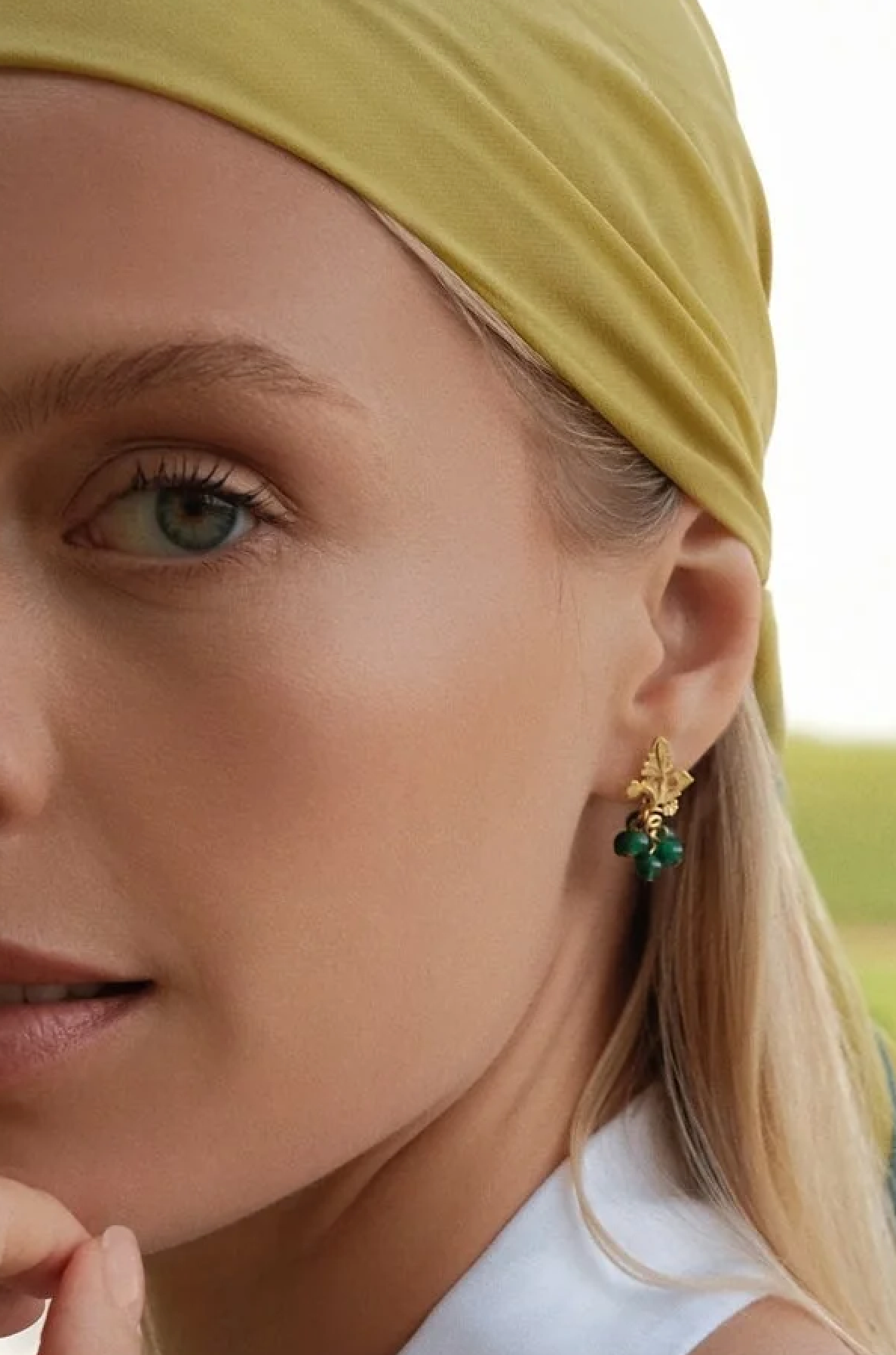 Siena Earrings in Green