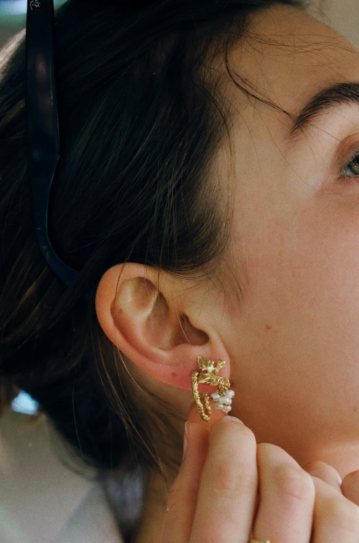 Siena Earrings in Pearl