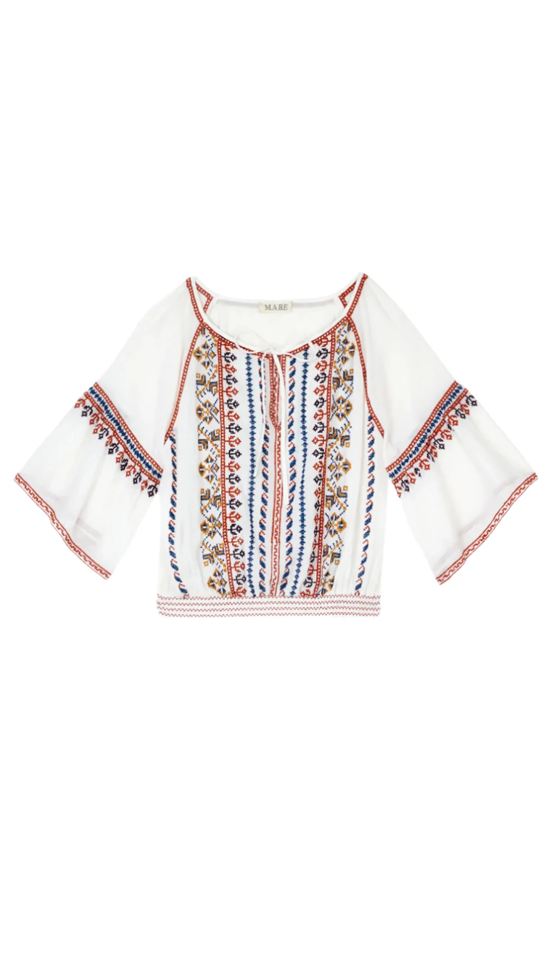 Lena Embroidered Top