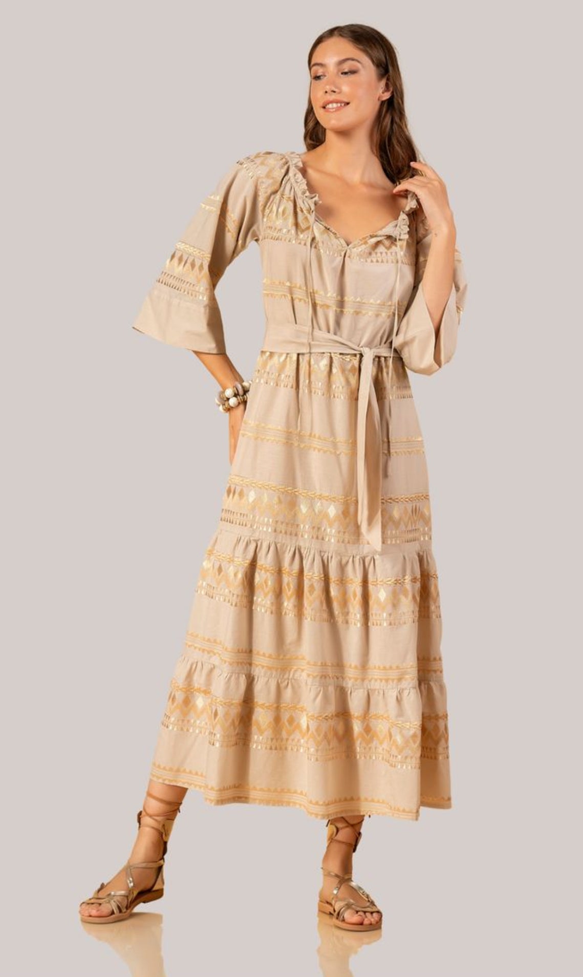 Selene Embroidered Dress