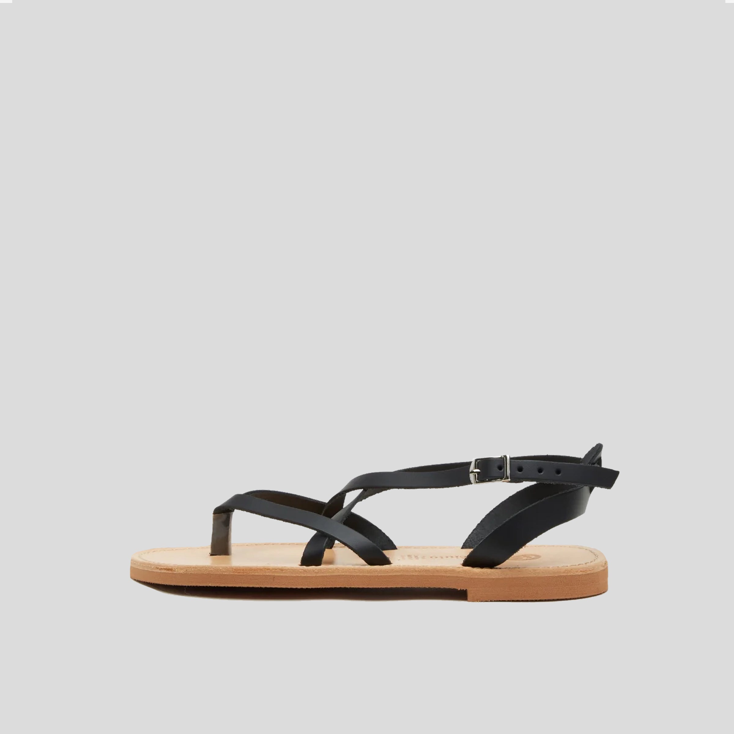 Marie Black Sandals.