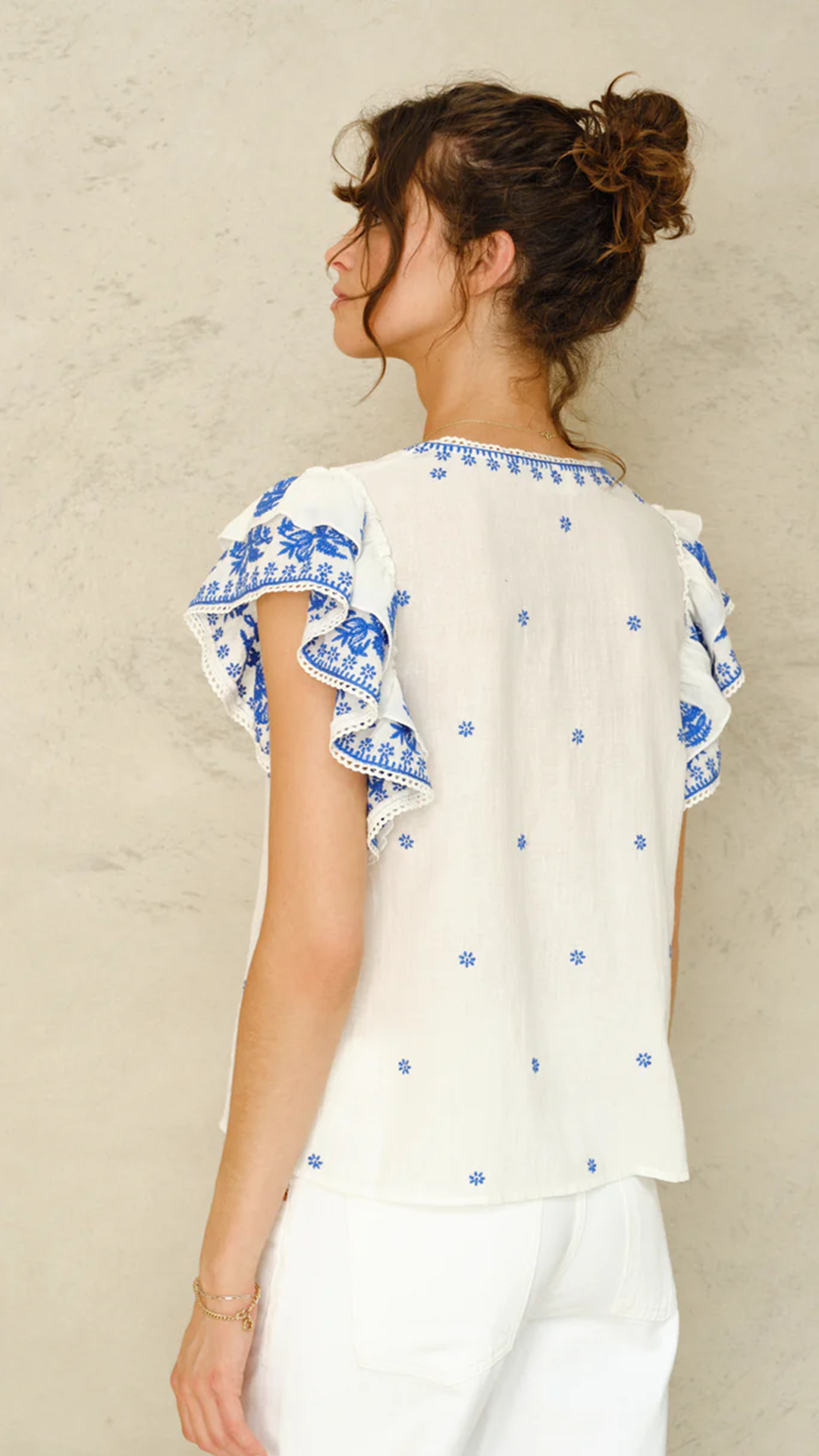 Mina Embroidered Top