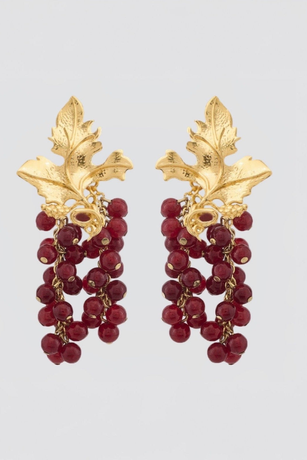 Mini Adile Earrings in Red