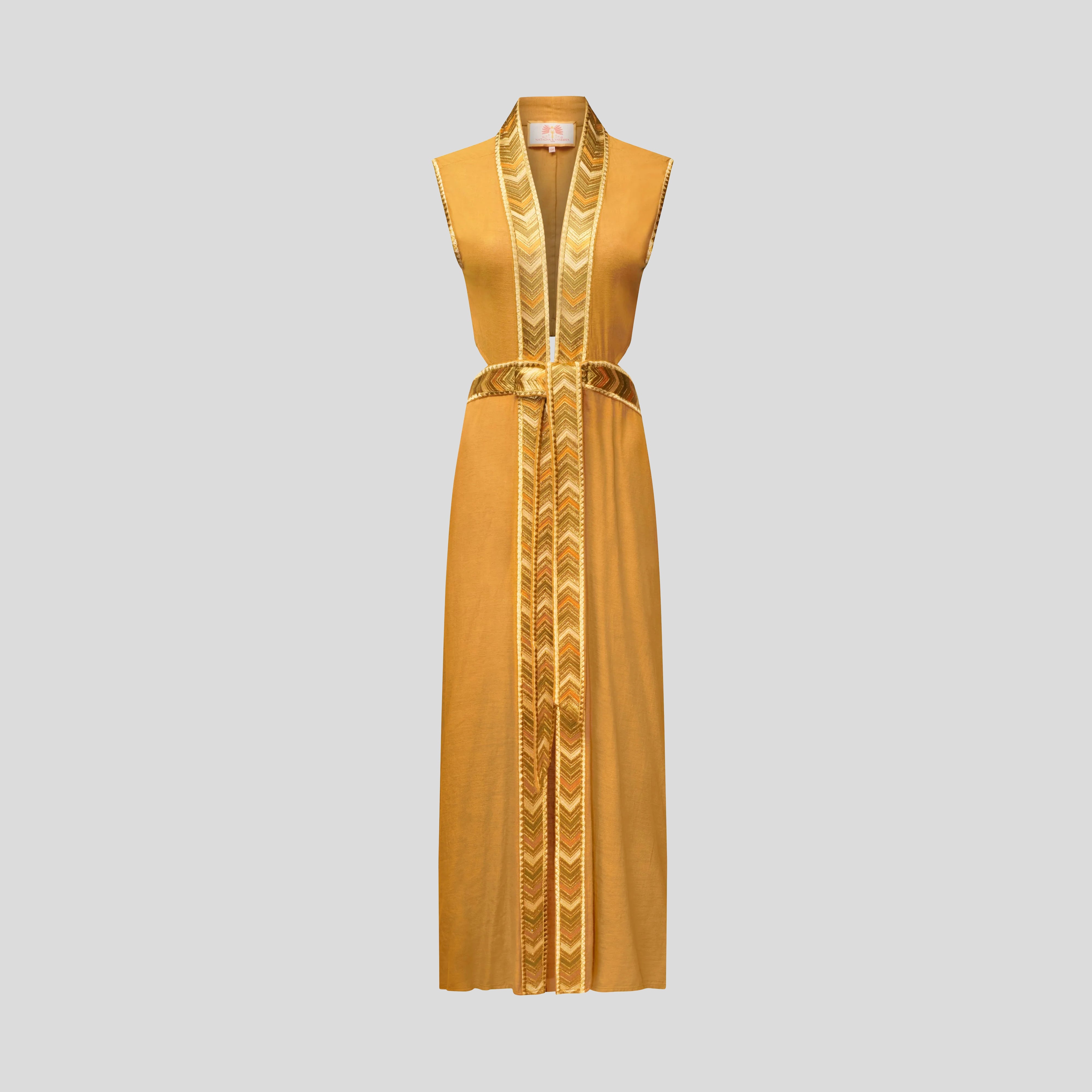 Thalie Dress in Saffron.
