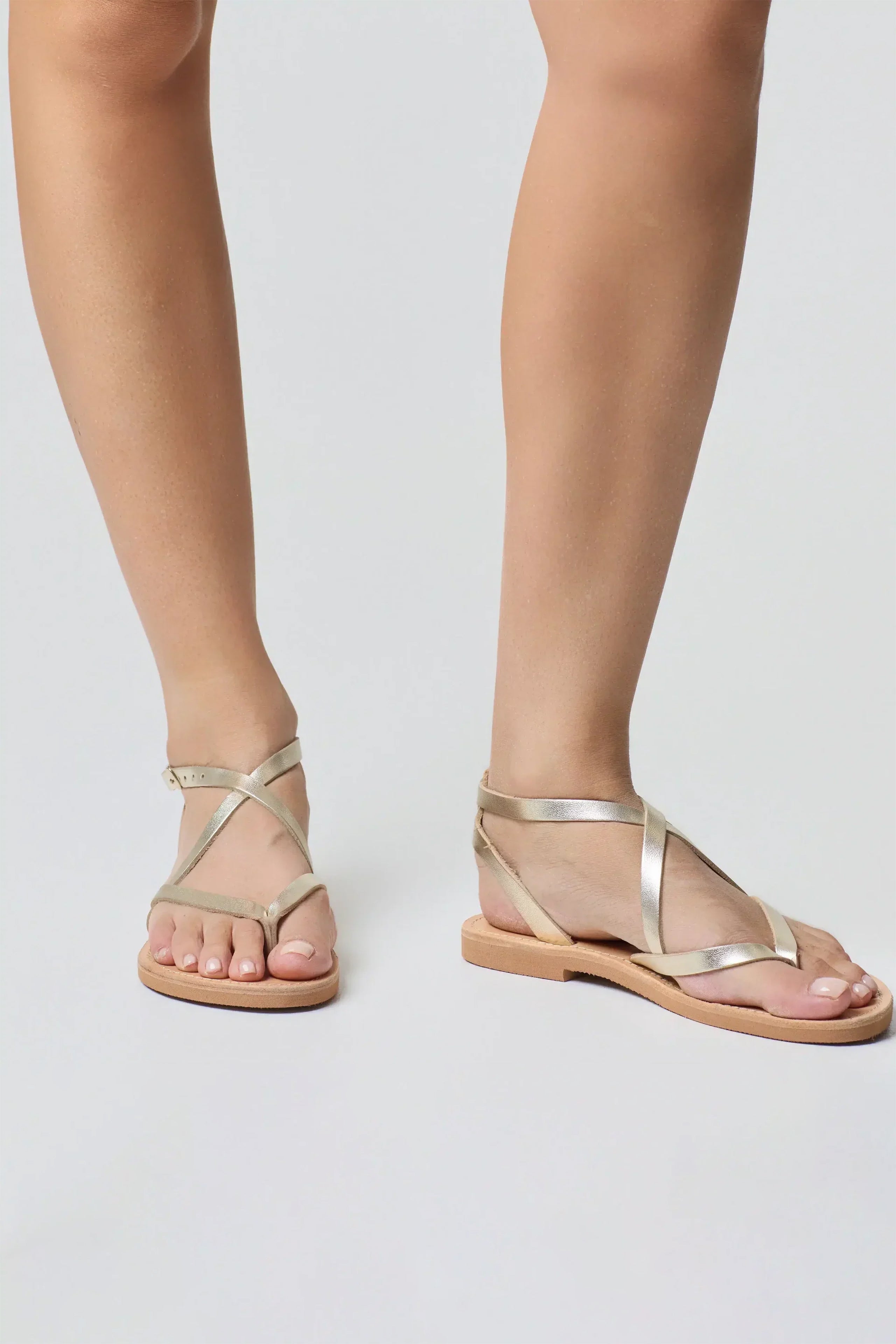 Marie Gold Sandals