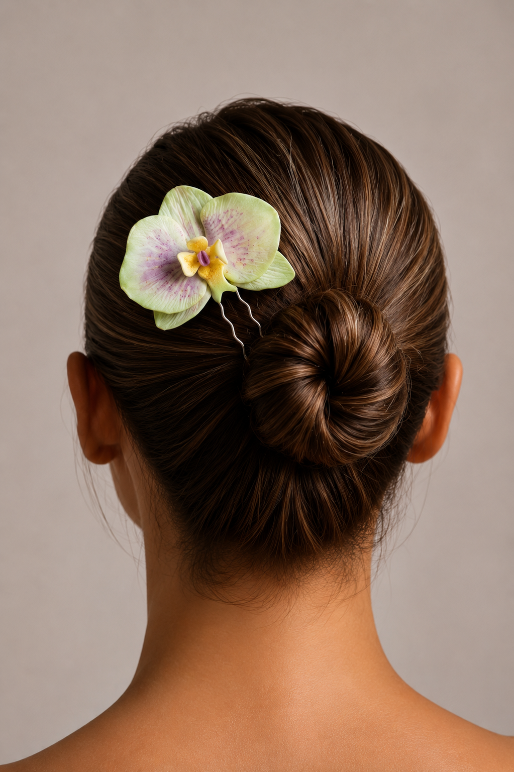 Opaline Orchid Hairpin