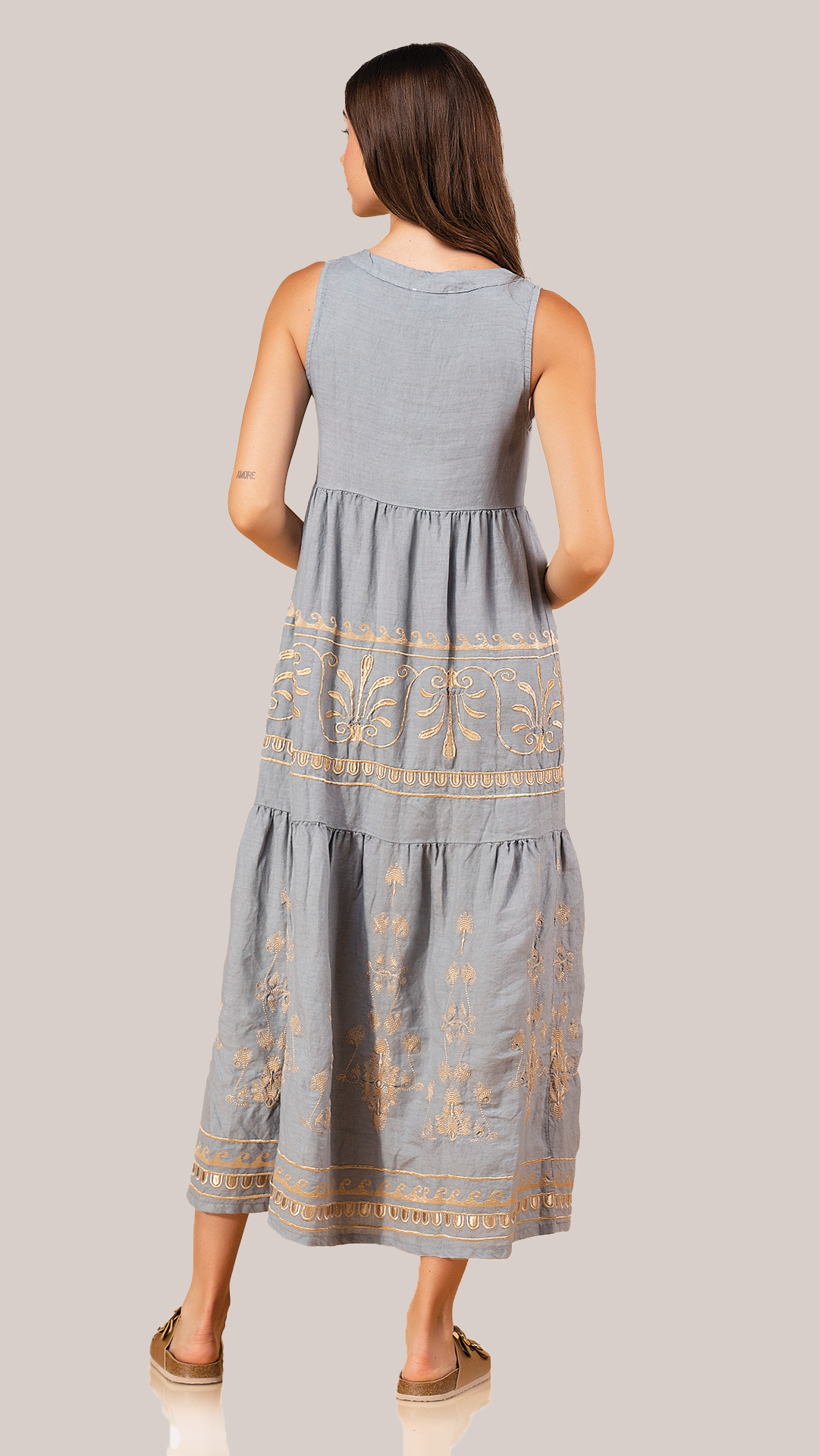 Lyra Embroidered Dress