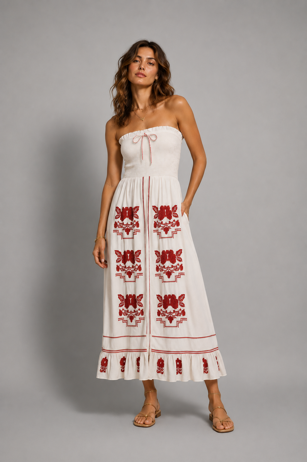 Carmi Embroidered Sundress