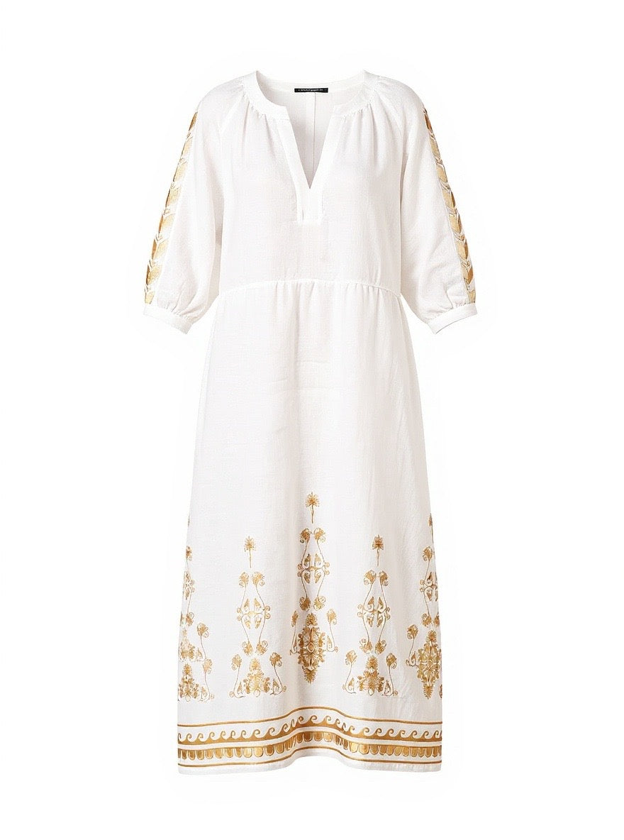 Eos Embroidered Dress