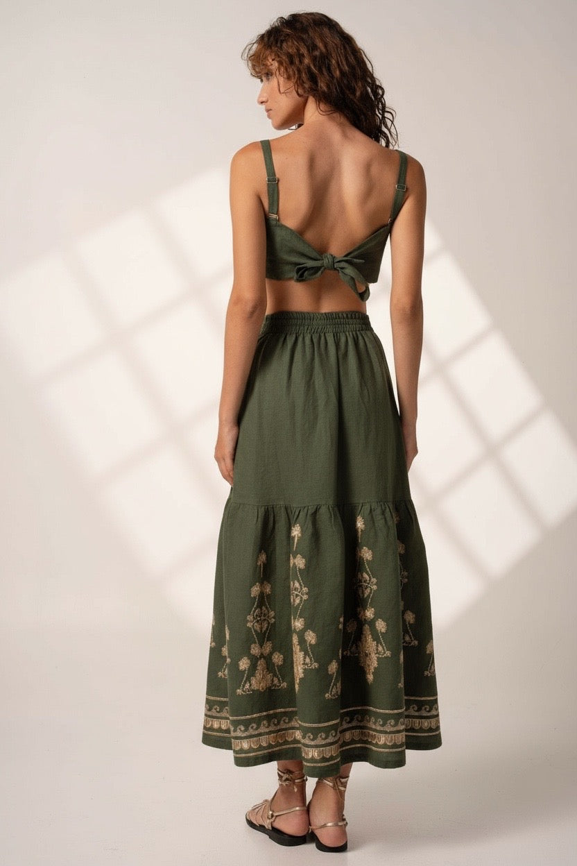 Evi Top & Skirt Set