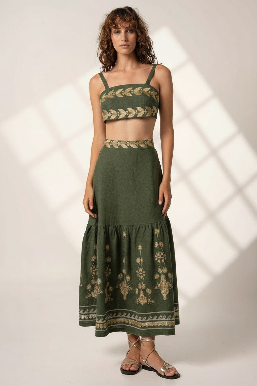 Evi Top & Skirt Set