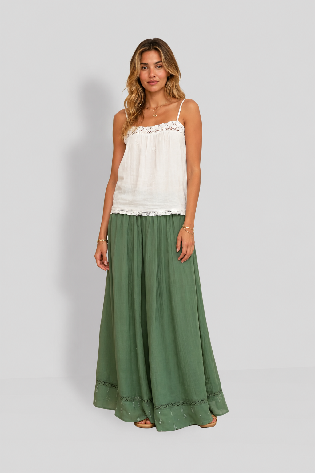 Seri Sage Maxi Skirt
