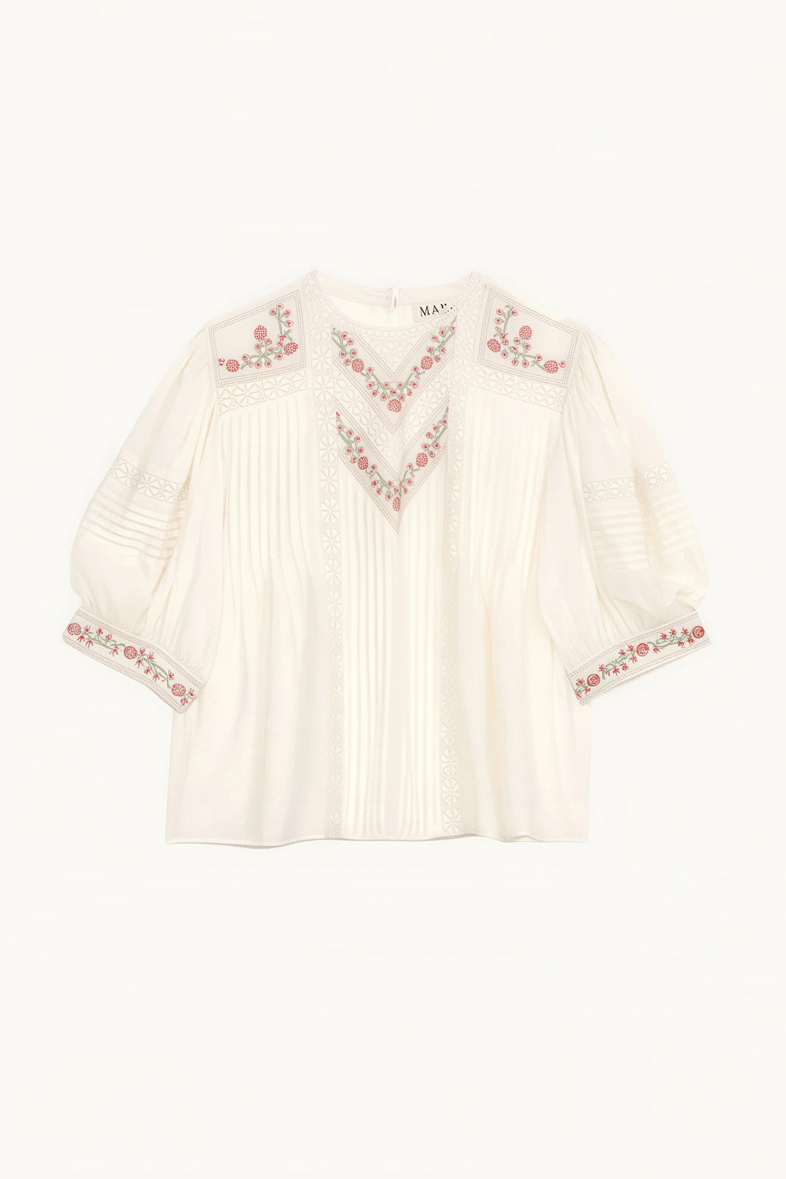 Fleur Lace Embroidered Top